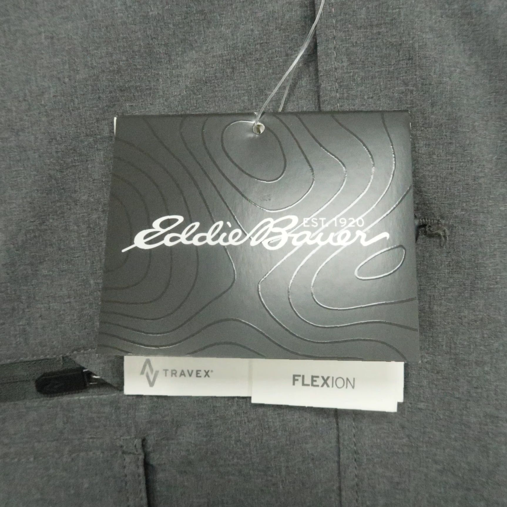 Eddie Bauer VINTAGE Eddie Bauer Men's Jacket 46 Gray Softshell Travel Blazer Casual Business Winter Fall Year-round Size 46R - 4 Thumbnail