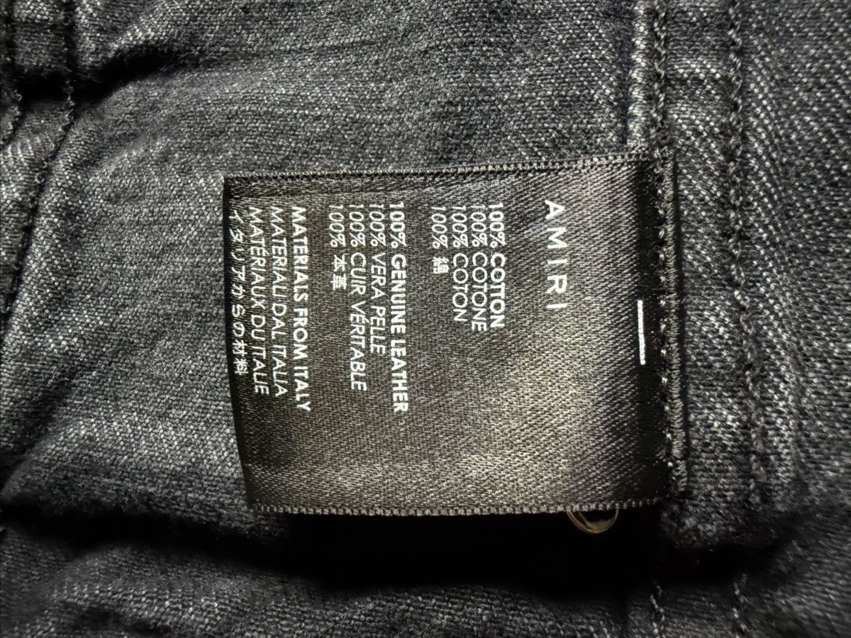 Amiri Amiri Distressed Reconstructed Denim Jacket Large Size US L / EU 52-54 / 3 - 5 Thumbnail