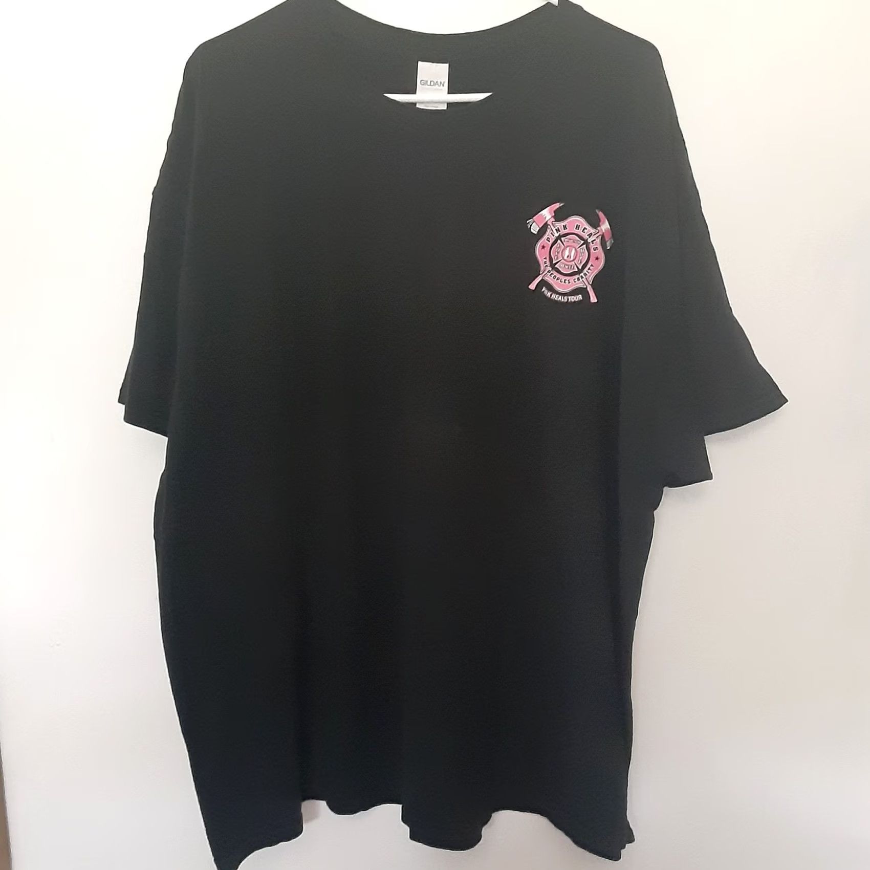 Gildan Cancer Awareness T Shirt Mens 3XL Black Short Sleeve Check Your Sack Jack Size US XXL / EU 58 / 5 - 3 Thumbnail