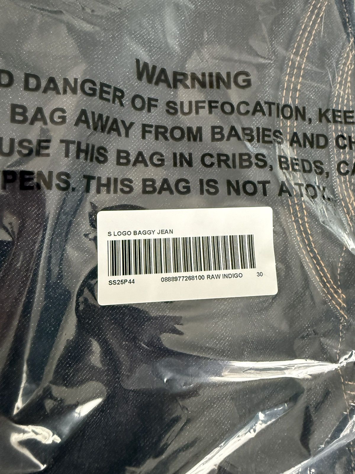 Supreme Supreme S Logo Rigid Baggy Jean | Grailed