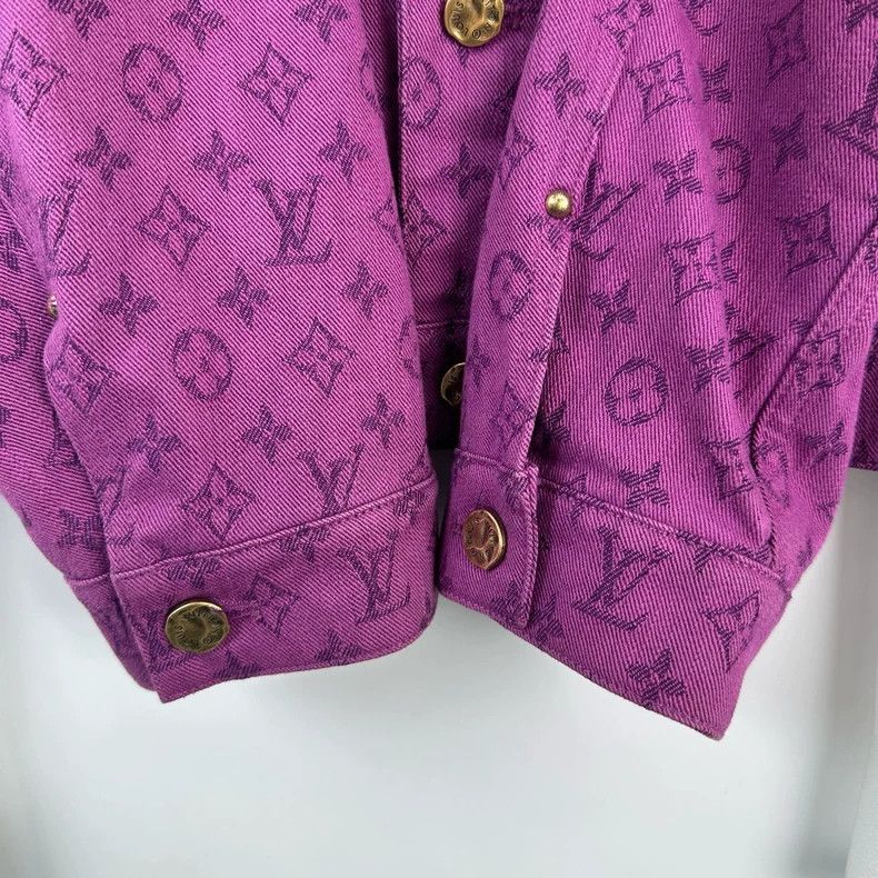 Louis Vuitton Louis Vuitton Purple denim jacket Size US L / EU 52-54 / 3 - 5 Thumbnail