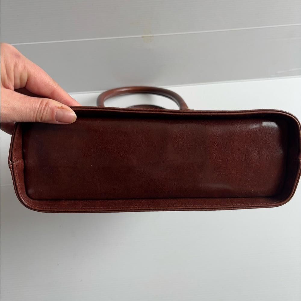 Designer Vintage Another Y&S Original Brown Leather Bag Size ONE SIZE - 3 Thumbnail