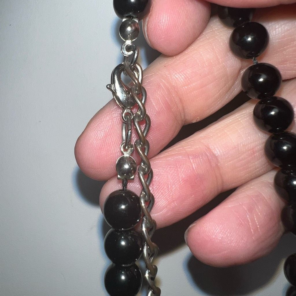 Vintage Vintage Modernist Plastic Bead Necklace Size ONE SIZE - 4 Thumbnail