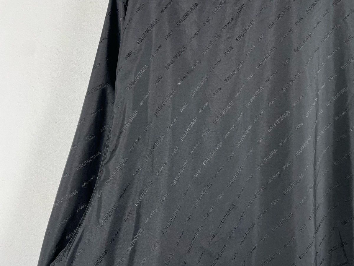Balenciaga Balenciaga Monogram Prints Logo Hooded Jacket Size US S / EU 44-46 / 1 - 11 Thumbnail