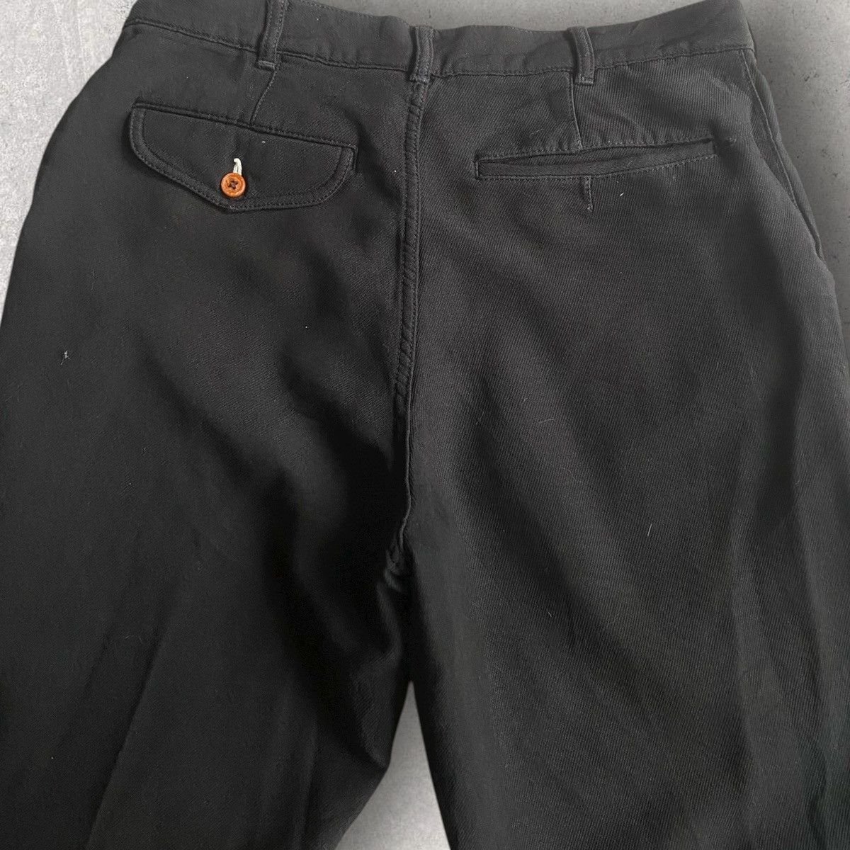 Comme des Garcons Homme Plus Fall12 Blk Poly Cropped Pants Size US 30 / EU 46 - 6 Thumbnail