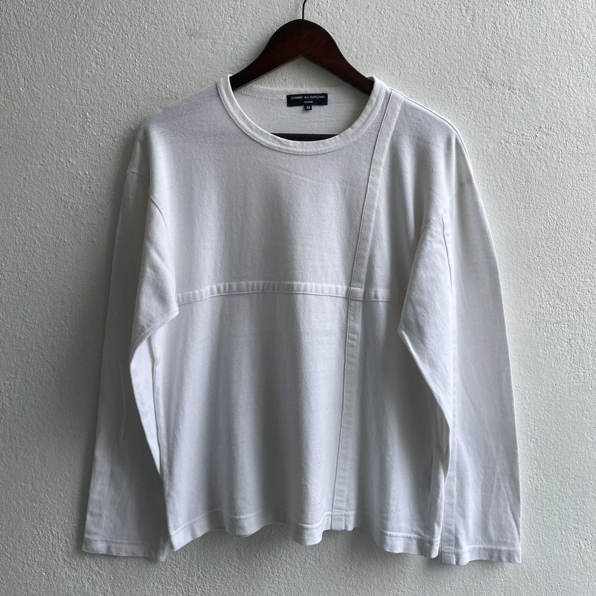 Comme des Garcons Homme Vintage Comme des Garçons "AD2004" Panelled Longsleeve Shirt Size US M / EU 48-50 / 2 - 2 Thumbnail