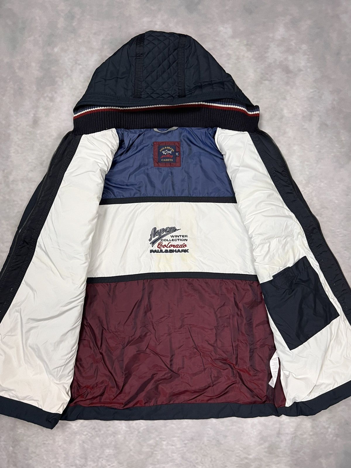 Paul & Shark Paul & Shark Wmn Petite Quilted Hooded Jacket XS-S Riri Zip Size S / US 4 / IT 40 - 3 Thumbnail