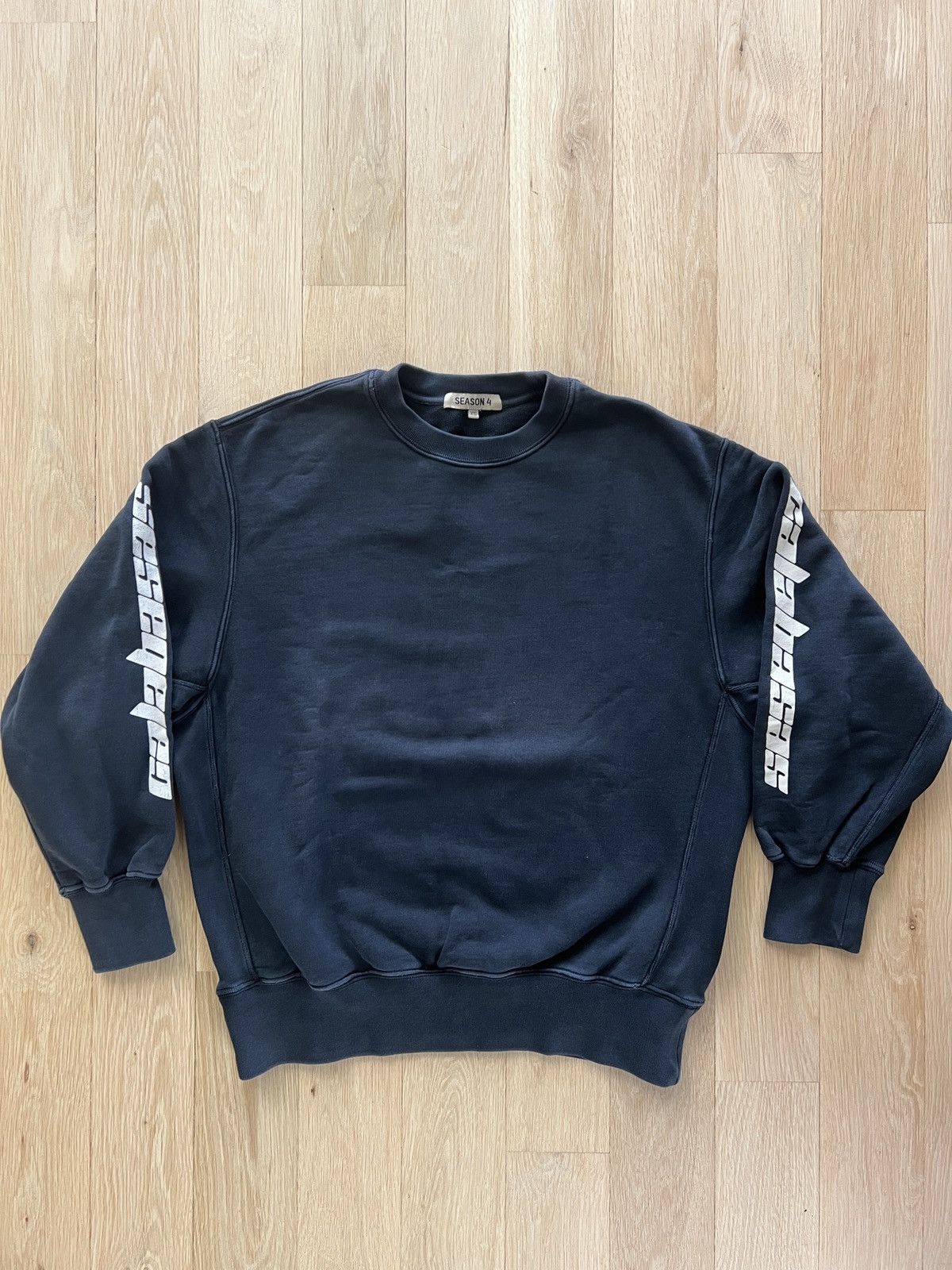 Image of Yeezy Season Season 4 Calabasas Sweater in Black, Men's (Size XS)