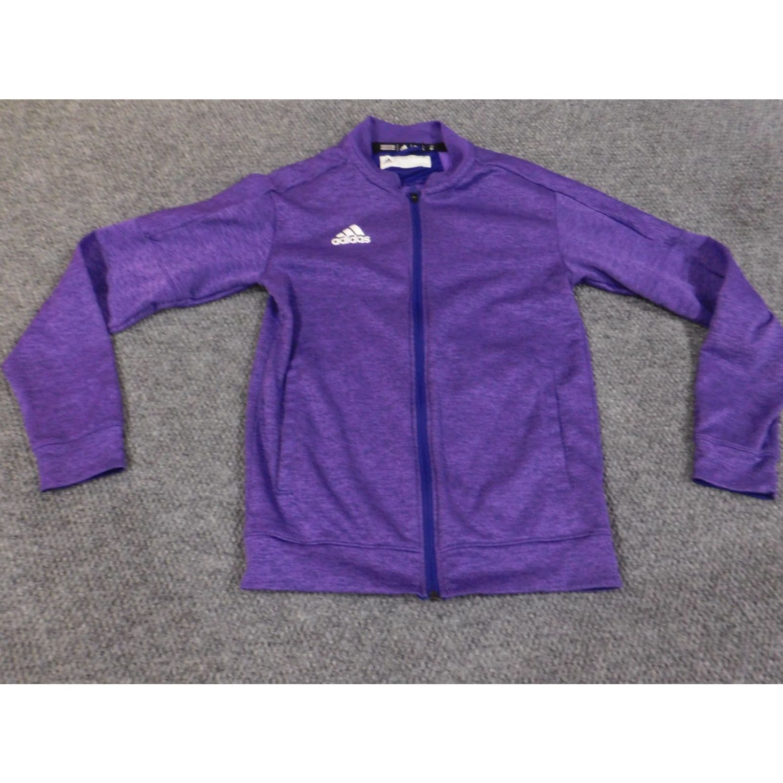 Adidas Adidas Sweatshirt Womens Small Purple Climate Full Zip Active Stretch Logo Shirt Size S / US 4 / IT 40 - 2 Thumbnail