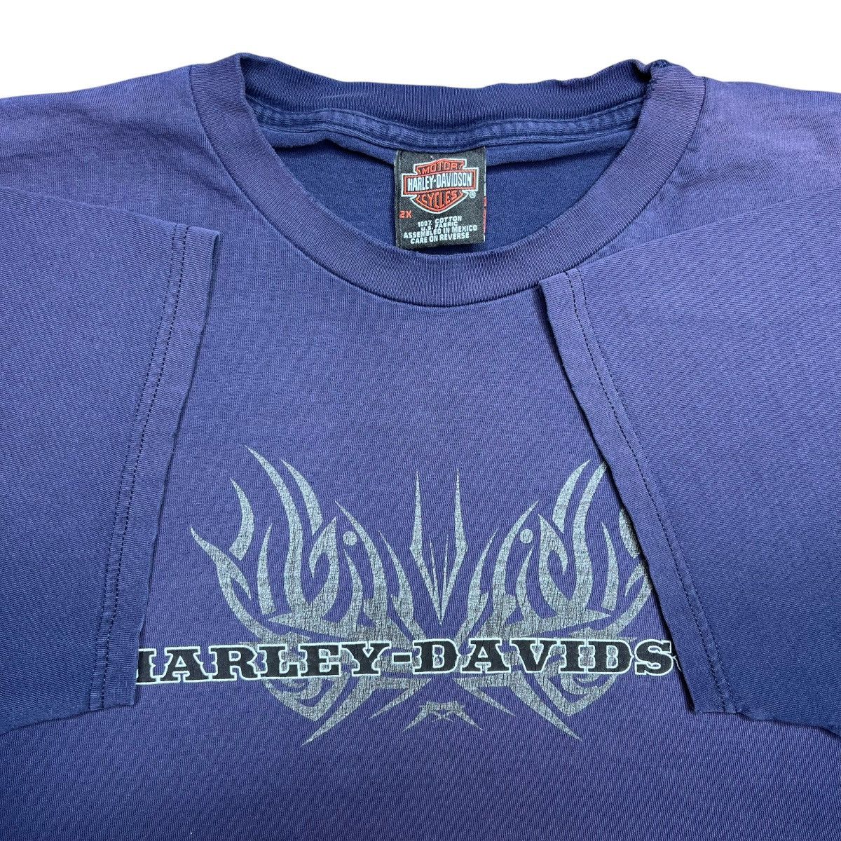 Harley Davidson × Vintage 2002 Harley Davidson Tribal Print Rocky Mountain Denver Tee Size US XXL / EU 58 / 5 - 3 Thumbnail