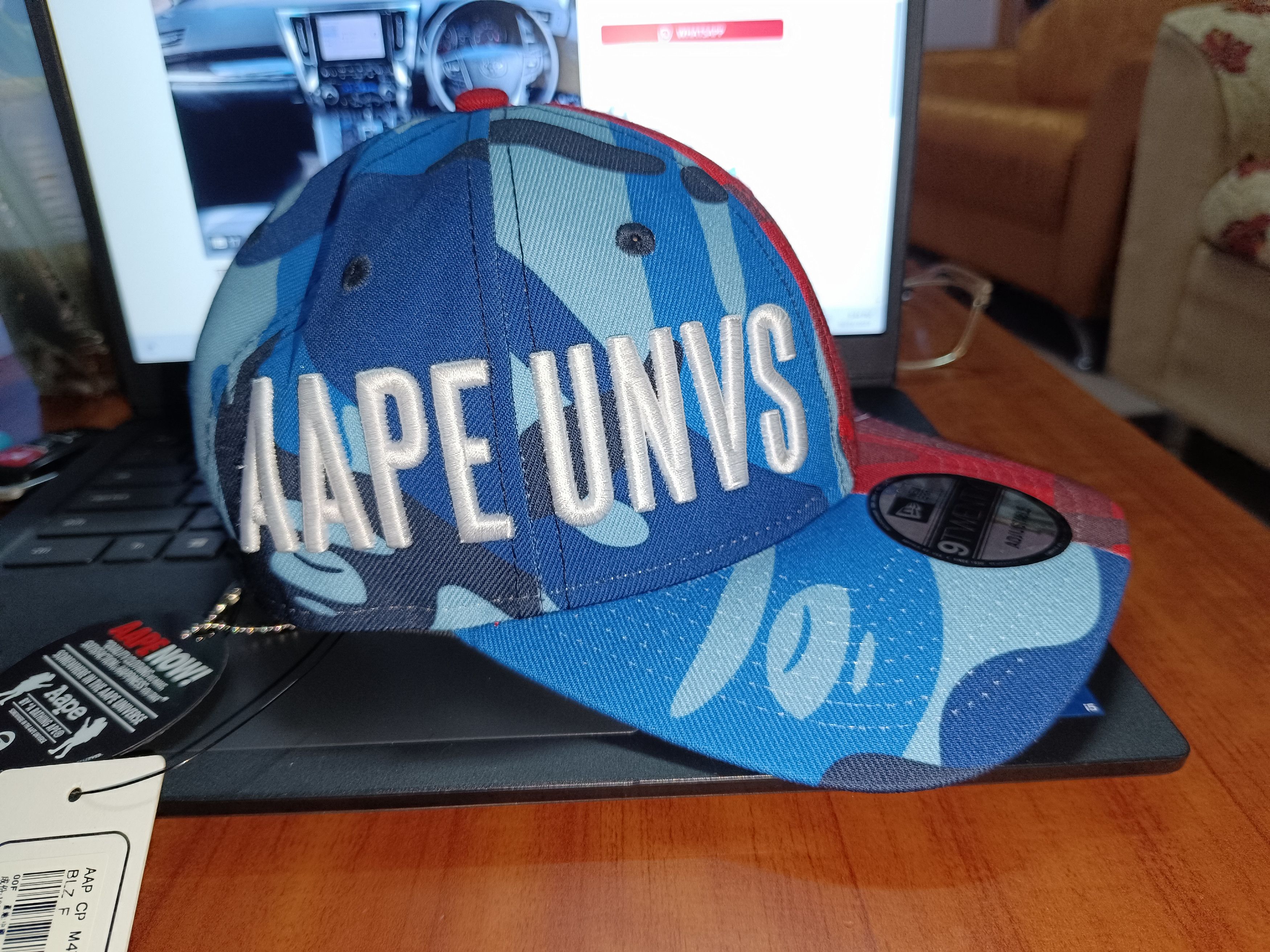 Aape Aape by BAPE x New Era 9TWENTY Adjustable Cap Size ONE SIZE - 3 Thumbnail
