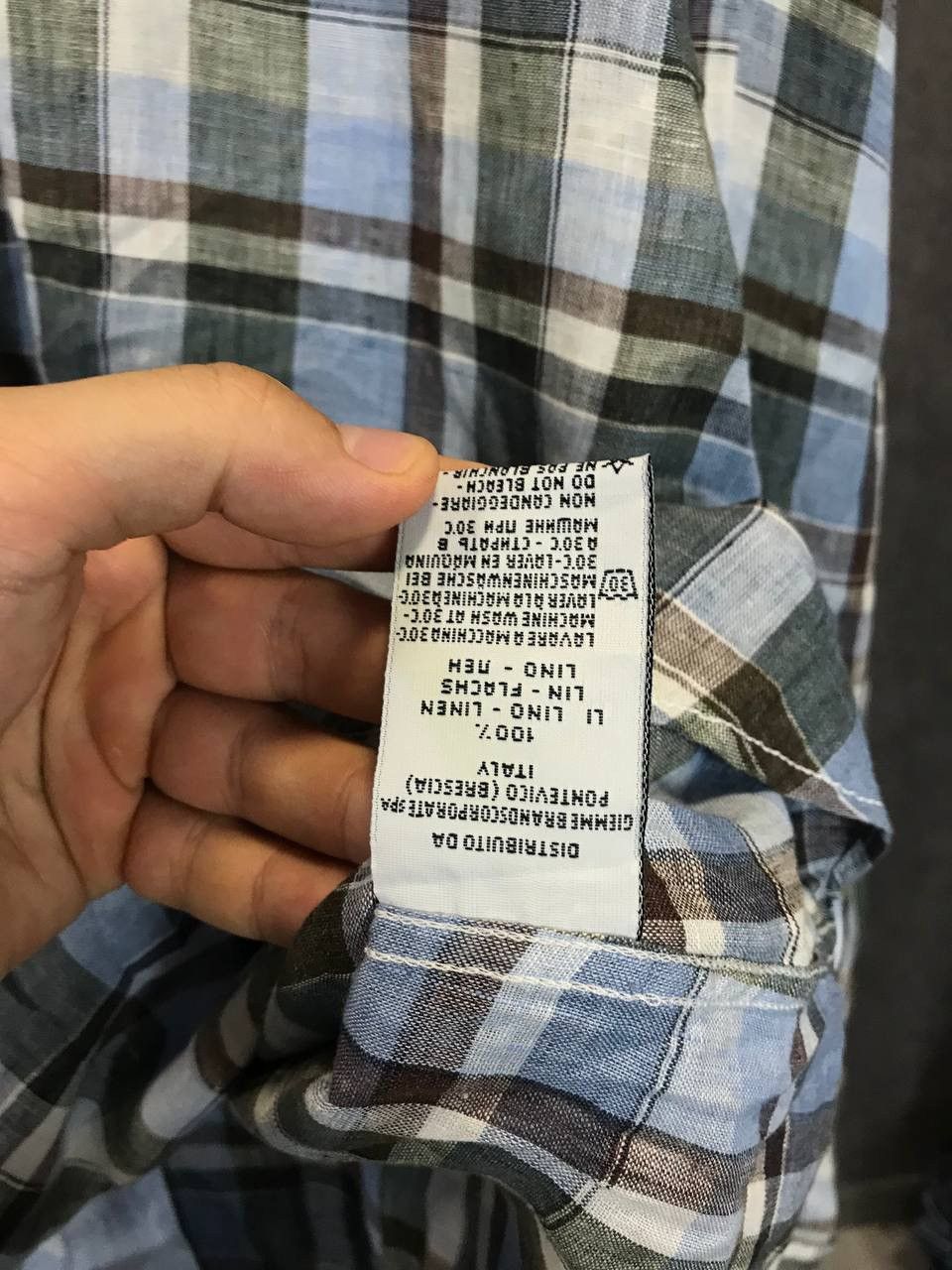 Designer Tintoria Mattei 954 linen designer shirt Size US XL / EU 56 / 4 - 5 Thumbnail