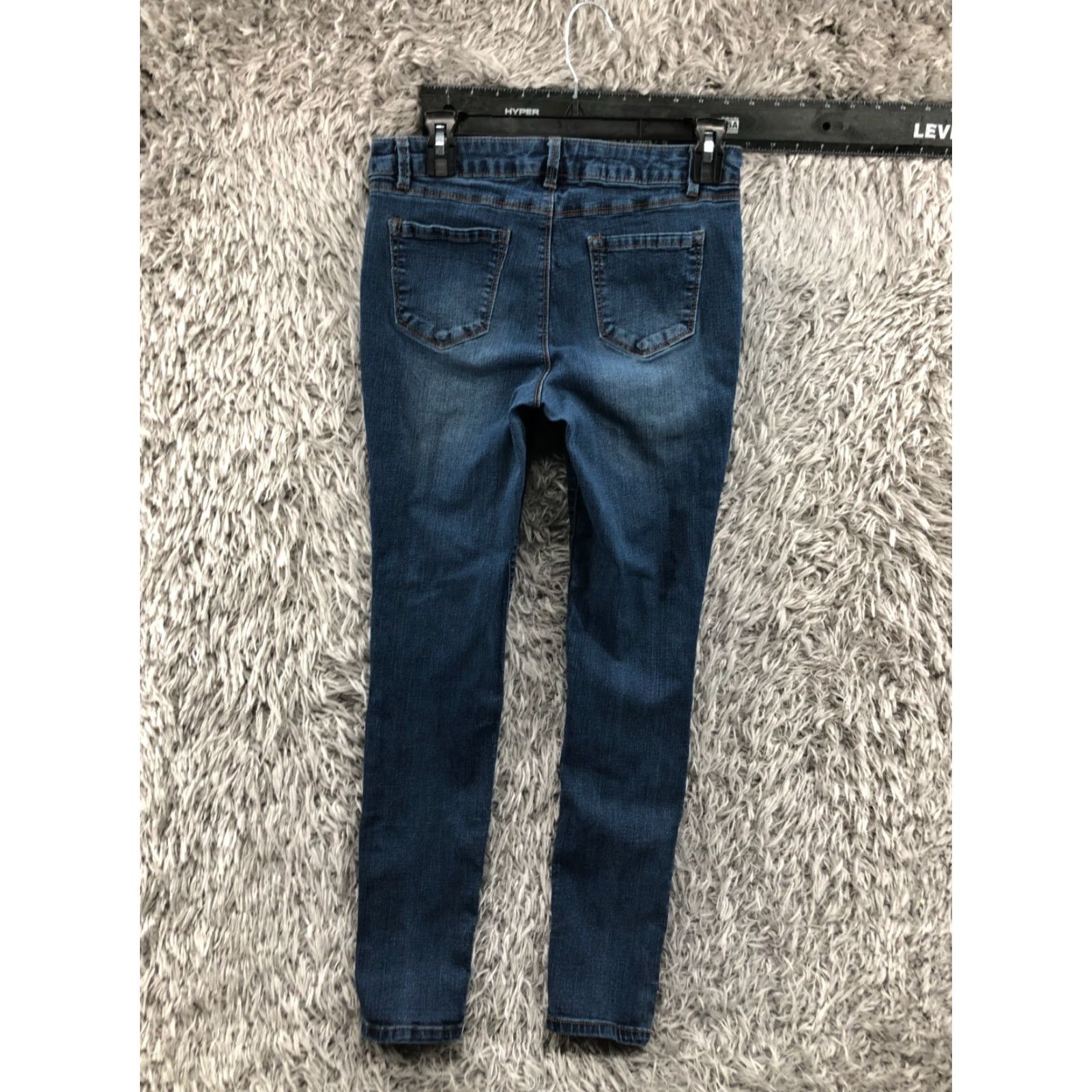 Vintage d.jean Skinny Jeans Womens Size 4 Medium Wash Blue FLAW Size 27" / US 4 / IT 40 - 6 Thumbnail
