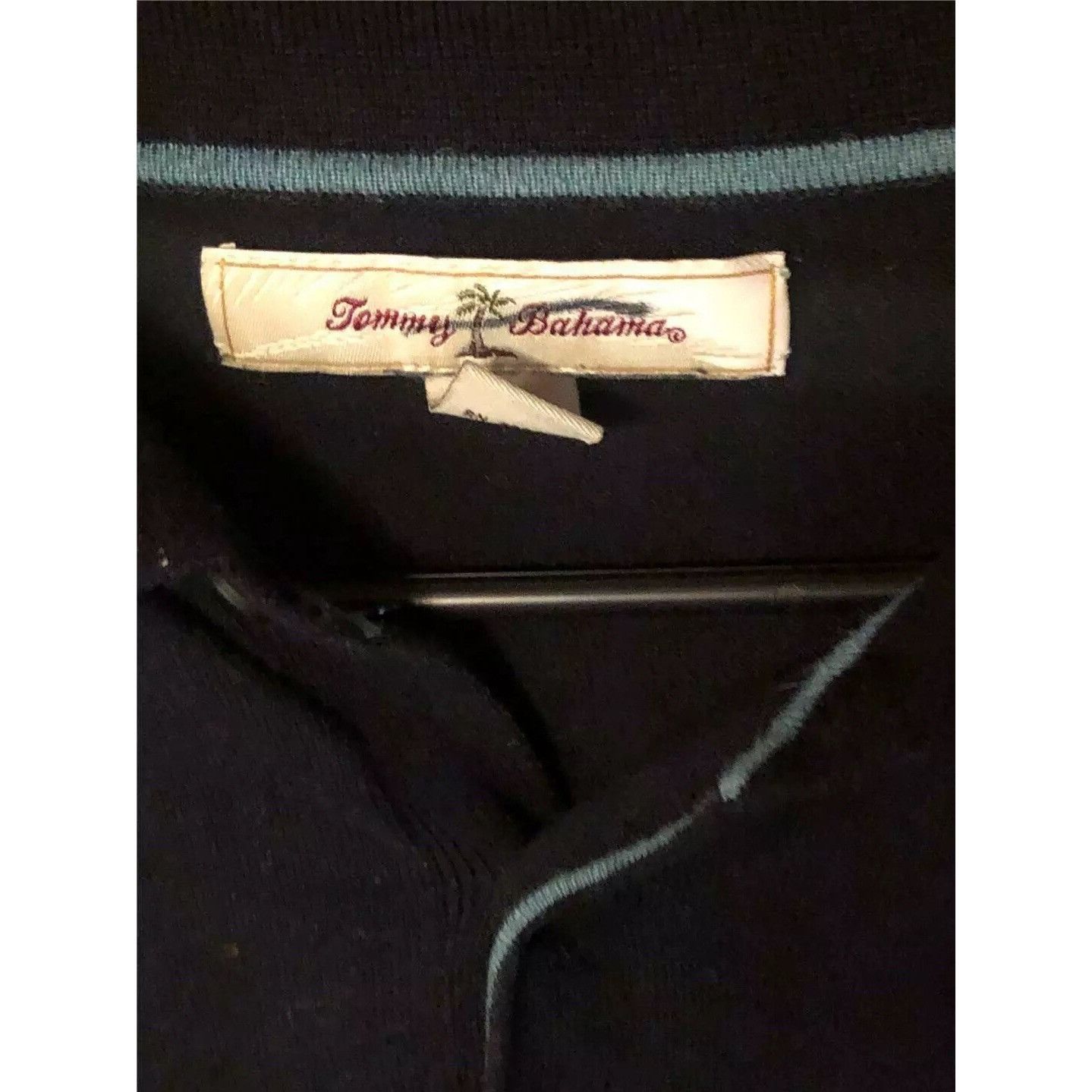 Tommy Bahama Tommy Bahama Large Pull Over Short Sleeve Black Shirt Size US L / EU 52-54 / 3 - 2 Thumbnail