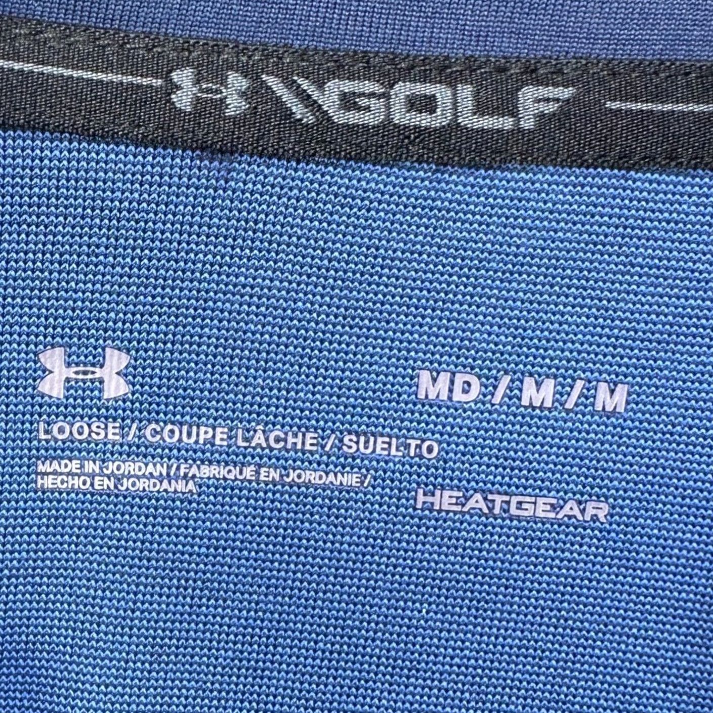Under Armour Under Armour Golf PGA Mens M Sweatshirt 1/4 Zip Blue Performance Polo? Size US M / EU 48-50 / 2 - 4 Thumbnail