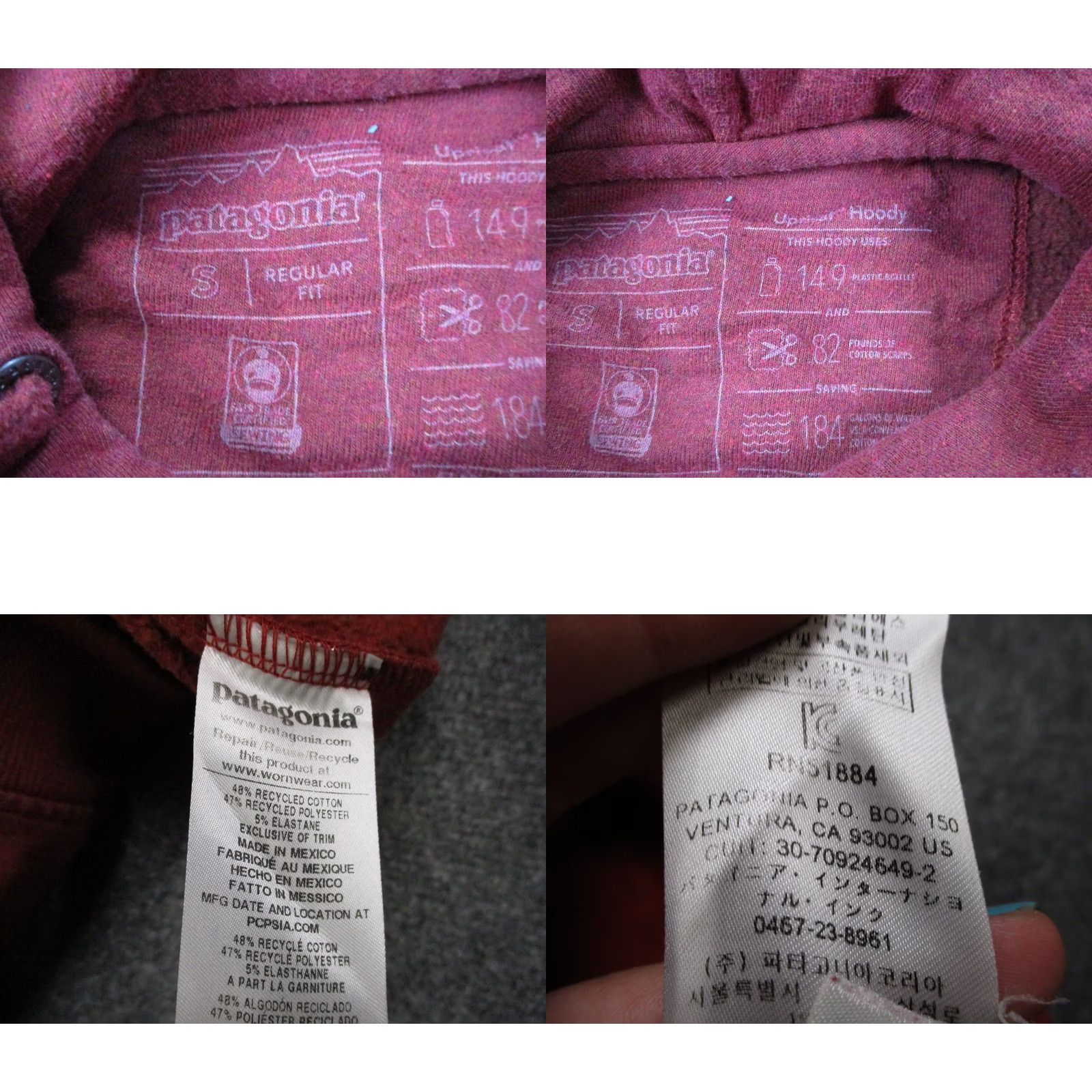Patagonia Patagonia Hoodie Sweatshirt Mens S Pullover Outdoor Uprisal Hoody Logo 39539 Size US S / EU 44-46 / 1 - 8 Thumbnail