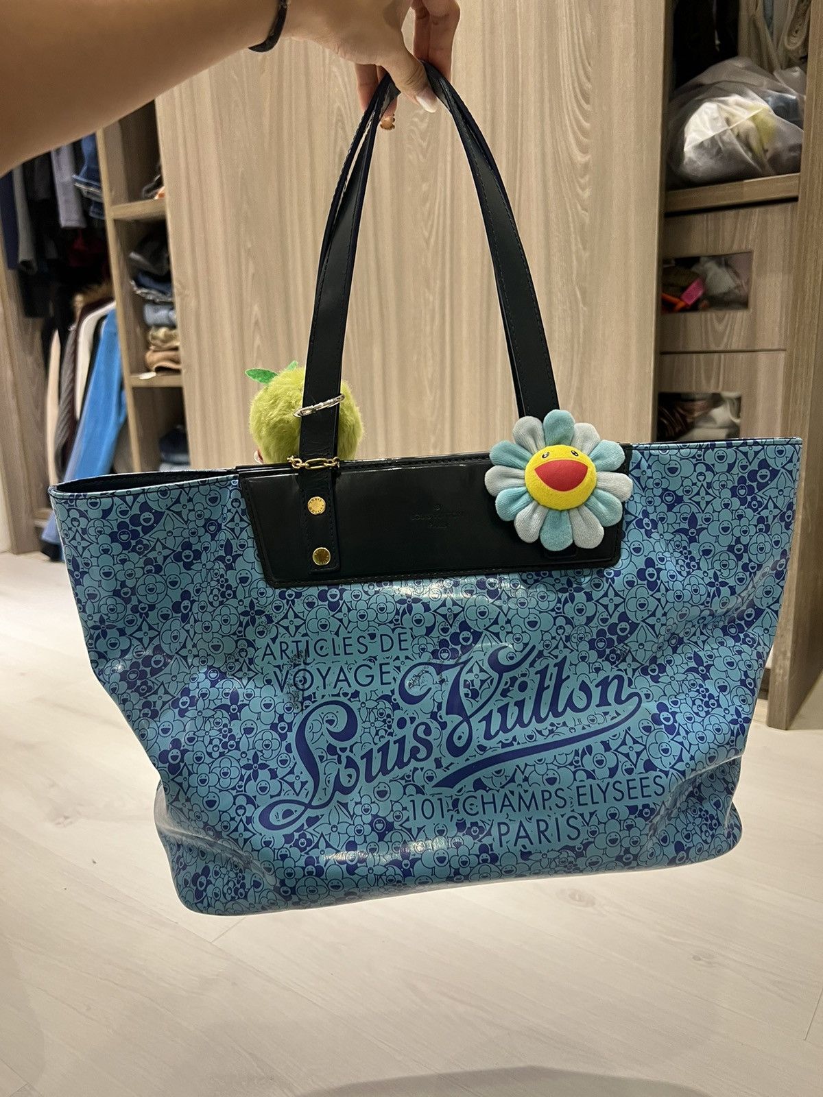 Louis Vuitton Cosmic Tote Bag in Blue, Women's