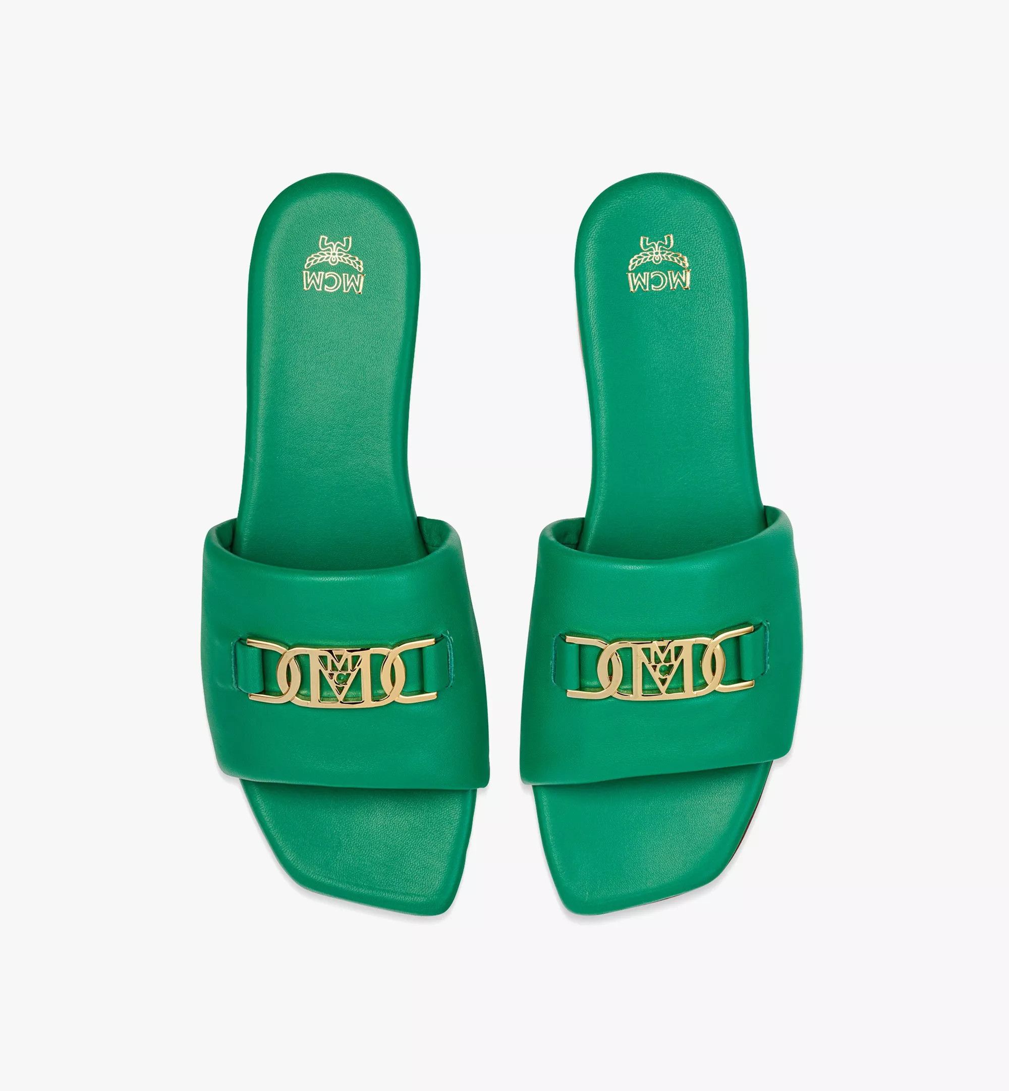 MCM o1mt1gz0125 Slides in Green Size US 6 / IT 36 - 4 Thumbnail