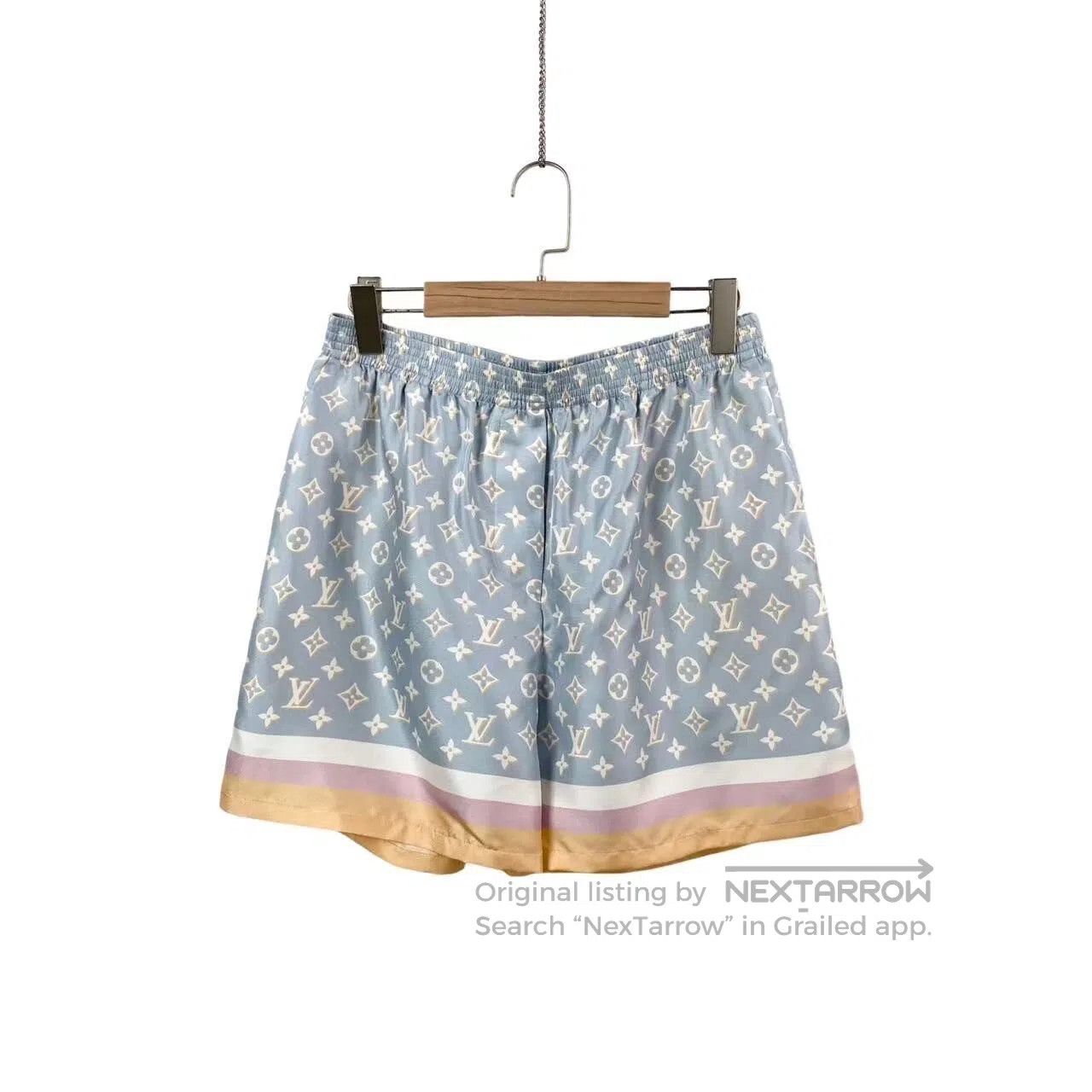 Louis Vuitton Louis Vuitton 23SS full print logo silk shorts| Size 27" / US 4 / IT 40 - 1 Thumbnail