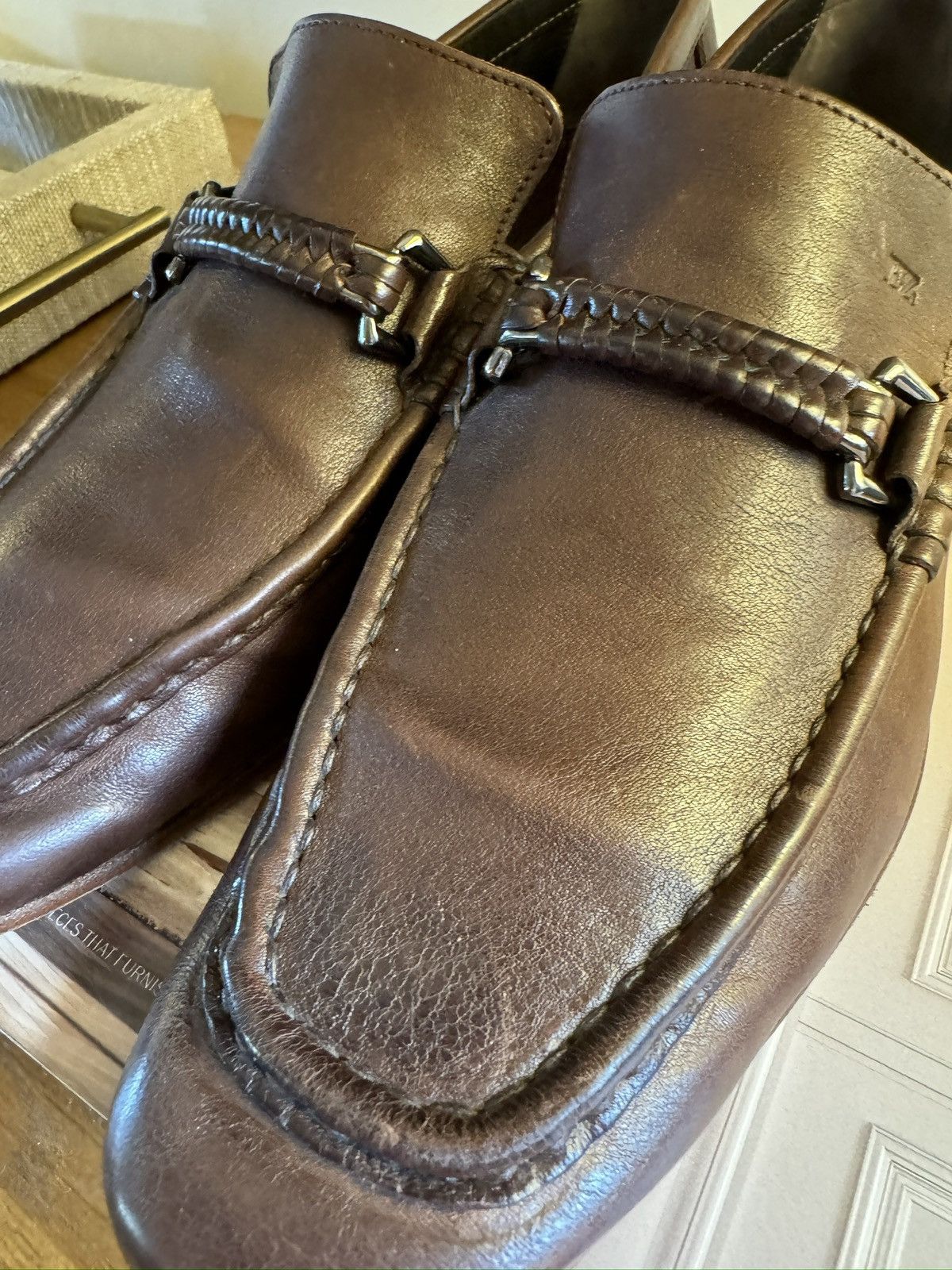 Ermenegildo Zegna Ermenegildo Zegna horsebit mock toe loafer Size 8 1/2 Size US 9.5 / EU 42-43 - 5 Thumbnail