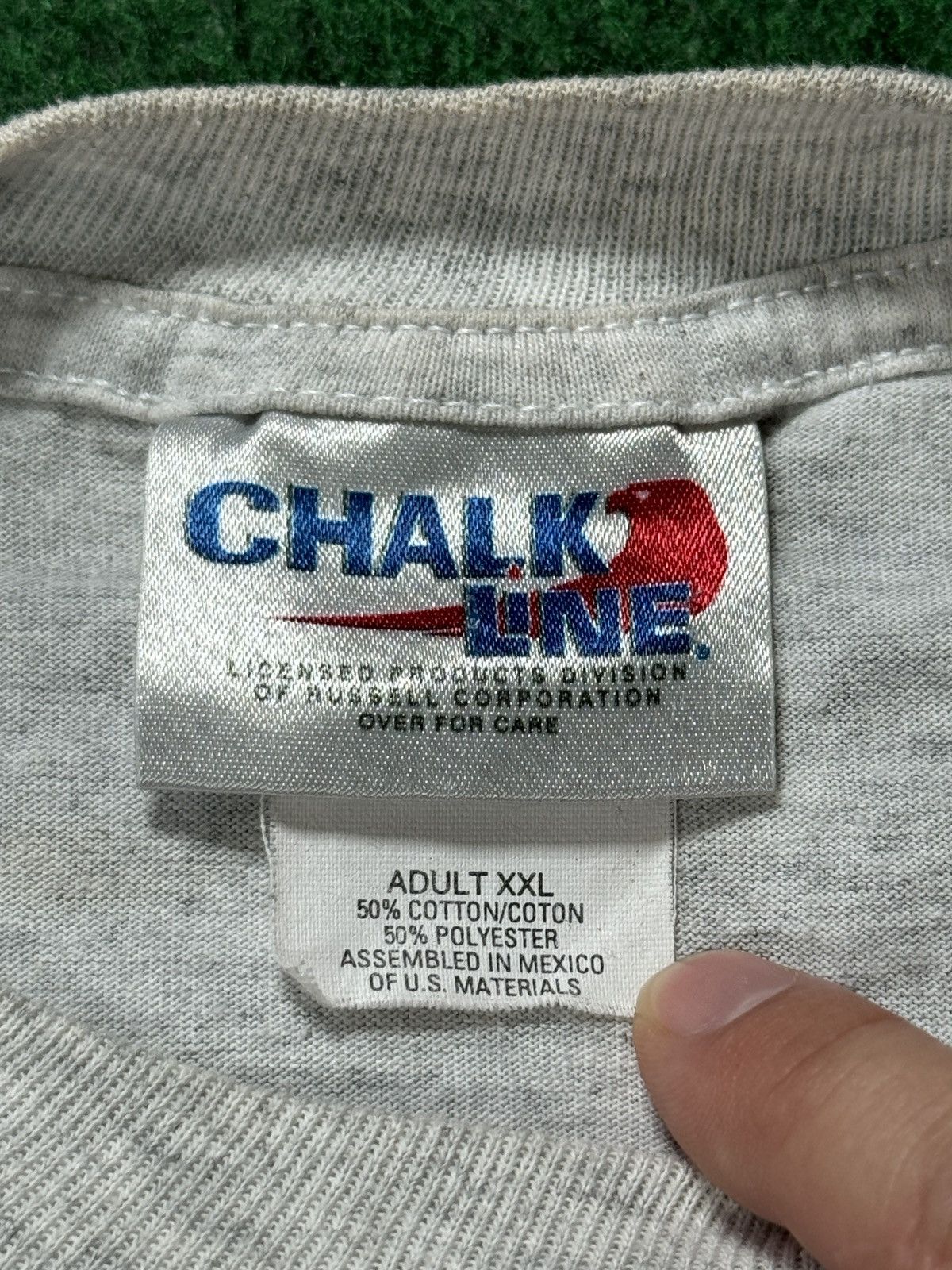 Chalk Line × Vintage 90s Cleveland Indians 1995 World Series Chalk Line T Shirt Size US XXL / EU 58 / 5 - 4 Thumbnail