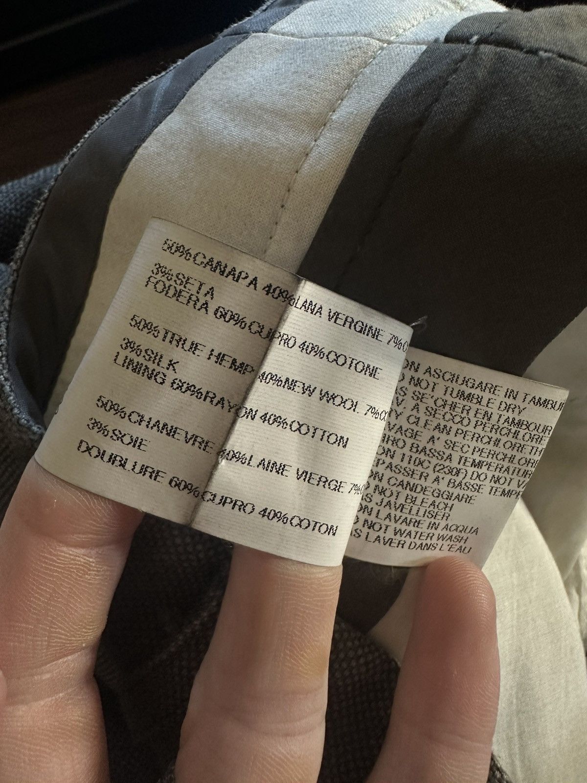 Rick Owens HEMP knit rare early drop crotch pants Olmar & Mirta Size US 31 - 11 Thumbnail