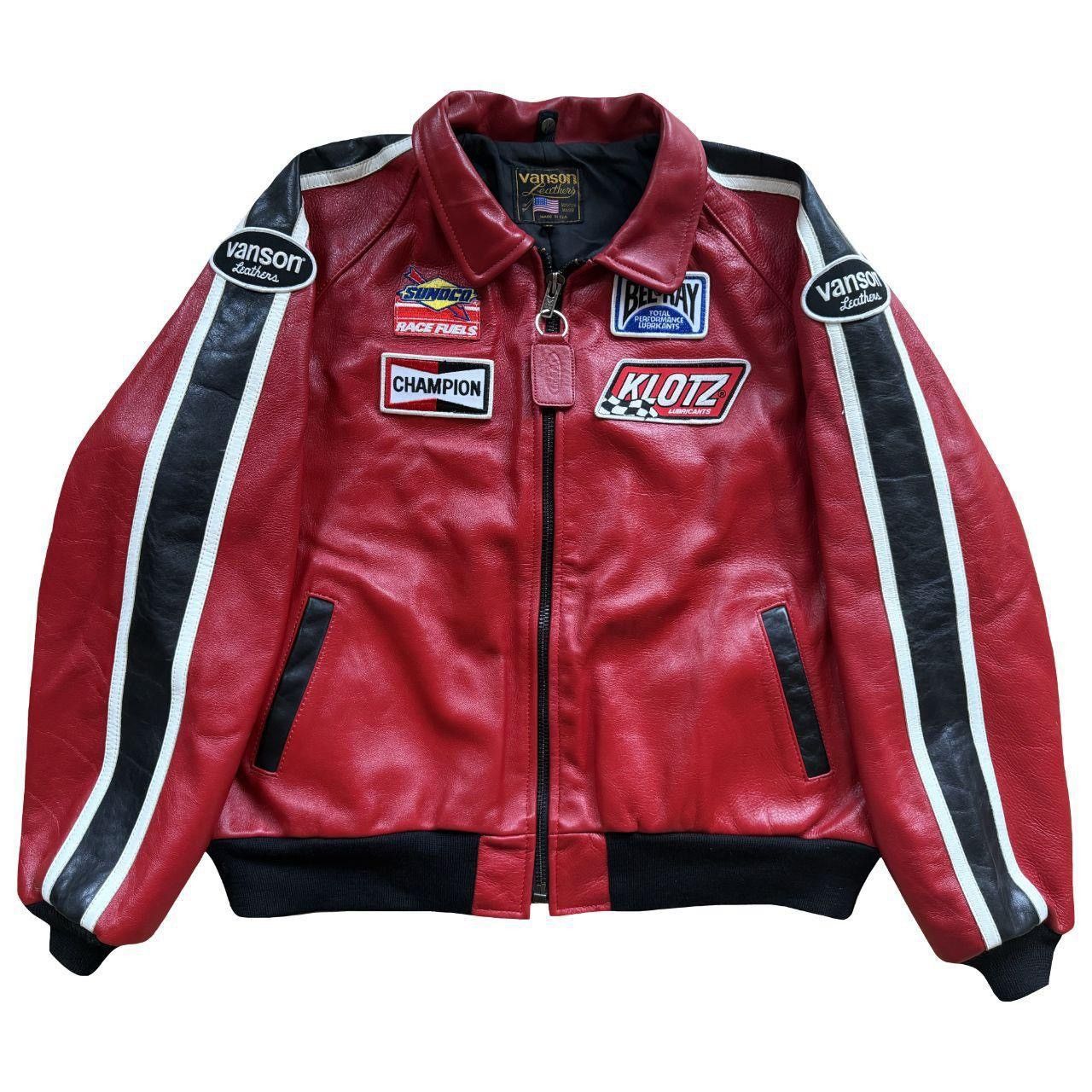 Vanson Leathers Vanson Leathers Leather Racing Jacket Size US XXL / EU 58 / 5 - 1 Thumbnail