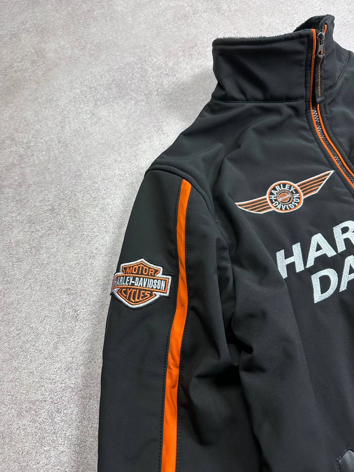 Harley Davidson Vintage 90s Harley Davidson Biker Racing Y2K Jacket XL Size US XL / EU 56 / 4 - 6 Thumbnail