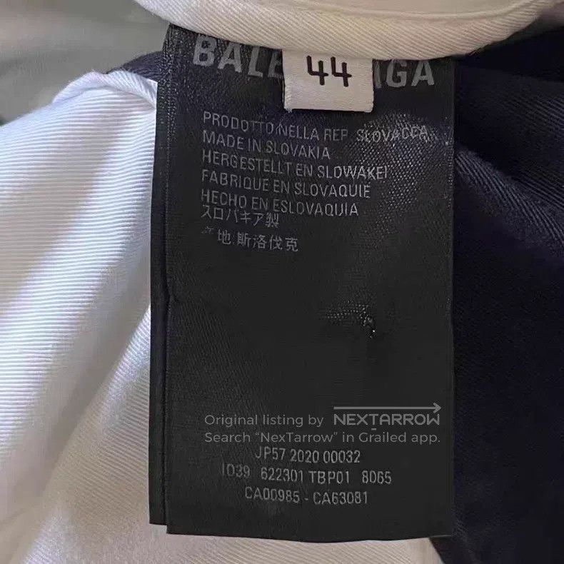 Balenciaga Balenciaga Embroidered Logo Patchwork School Jacket Size US S / EU 44-46 / 1 - 5 Thumbnail