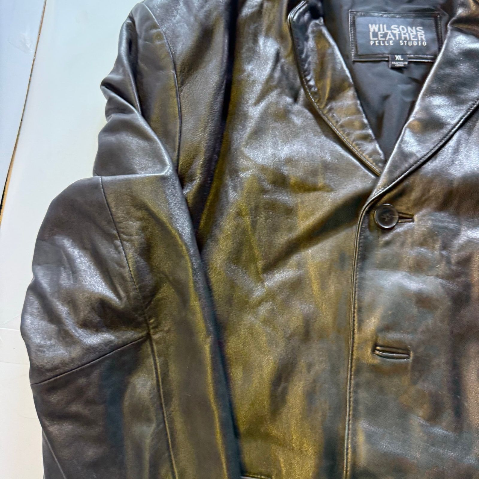 Wilsons Leather Wilson Leather Pelle Studio Leather Jacket Size XL Size US XL / EU 56 / 4 - 7 Thumbnail