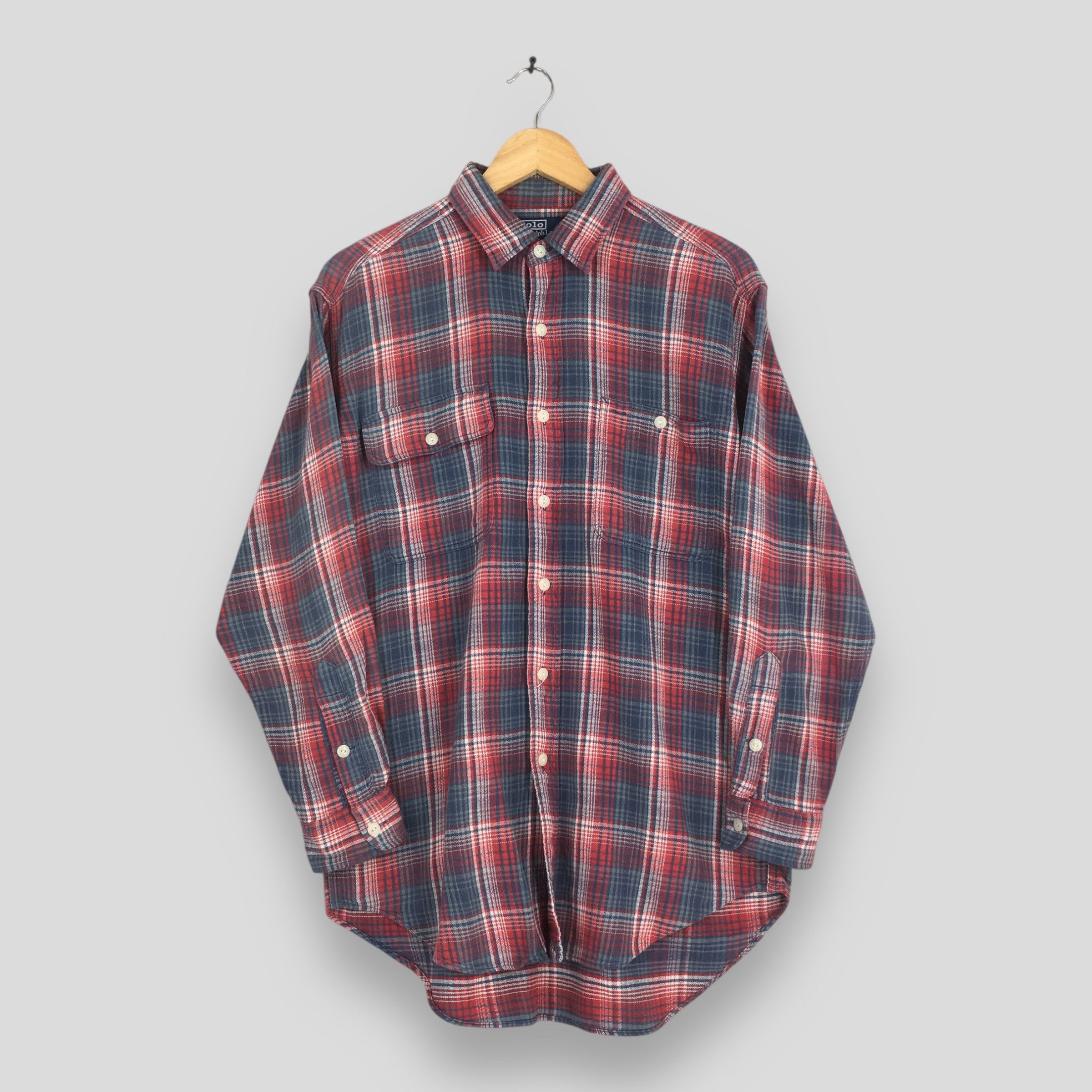 Polo Ralph Lauren Vintage 90's Polo Ralph Lauren Checkered Shirt Medium Size US M / EU 48-50 / 2 - 1 Thumbnail