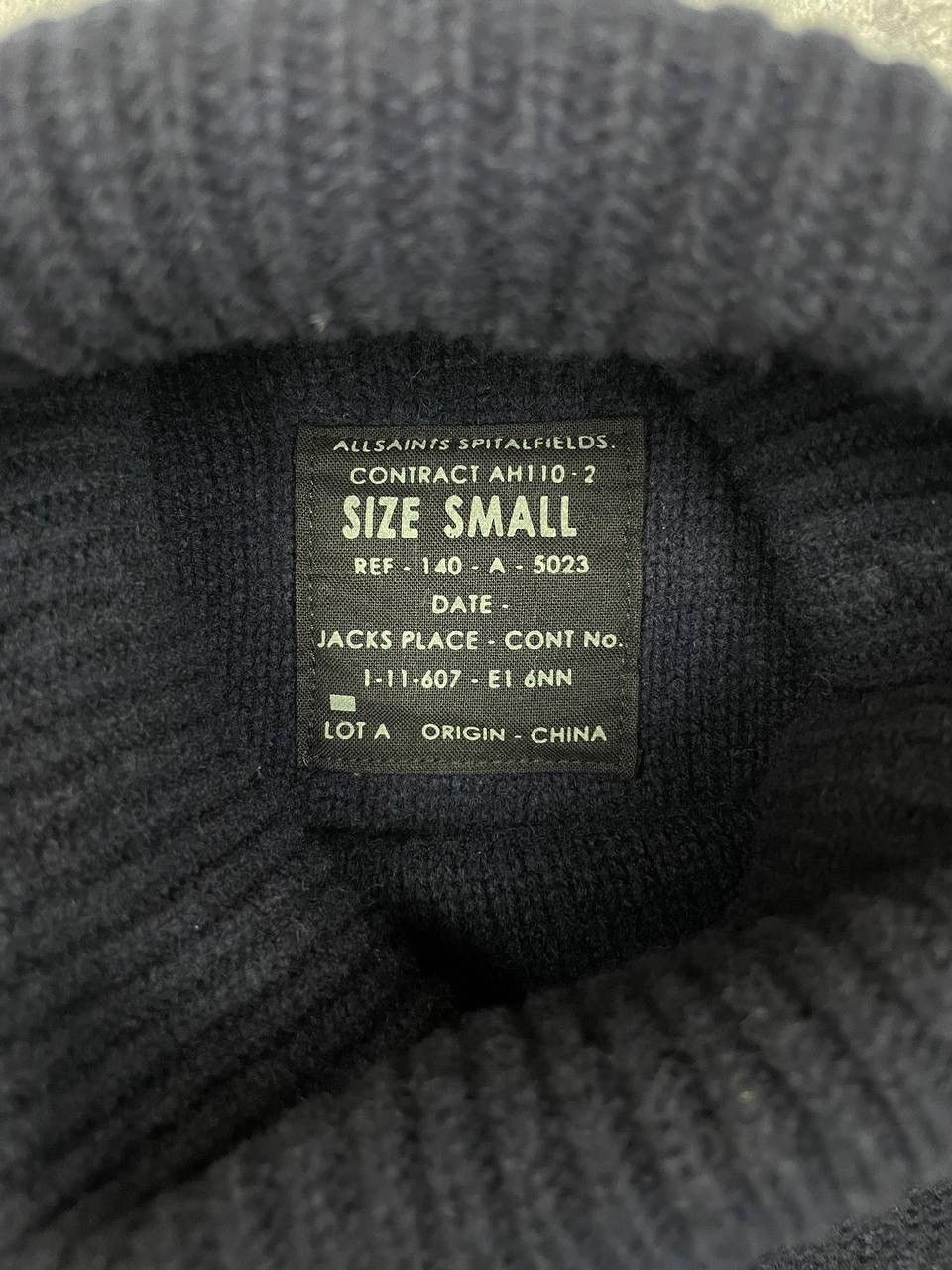 Allsaints Allsaints Men’s Vintage Turtleneck Sweater Navy Size Small Size US S / EU 44-46 / 1 - 4 Thumbnail