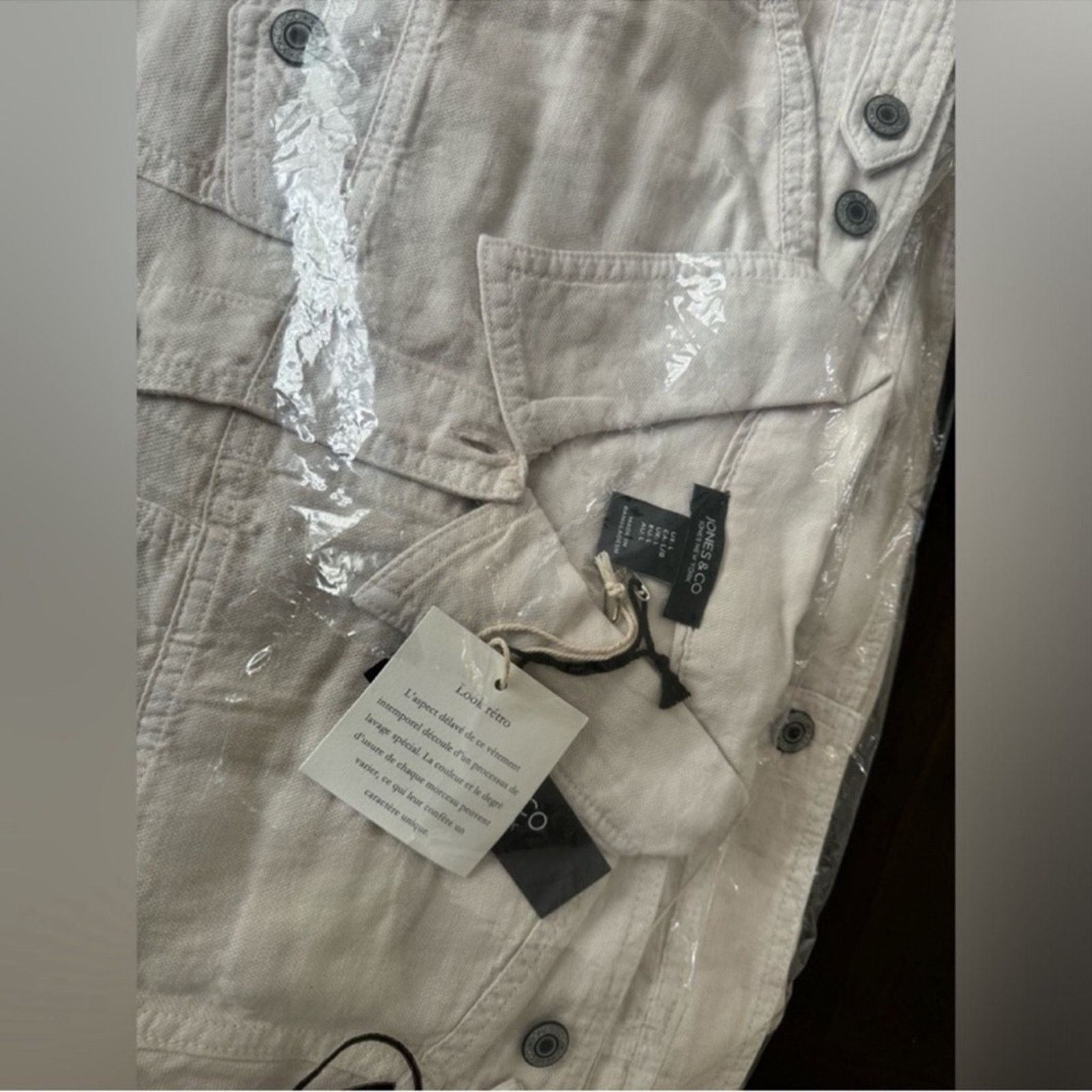 Jones New York 🎉LAST PIECE🎉JONES NewYork Linen Jean Jacket (RESTOCKED) Size M / US 6-8 / IT 42-44 - 4 Thumbnail
