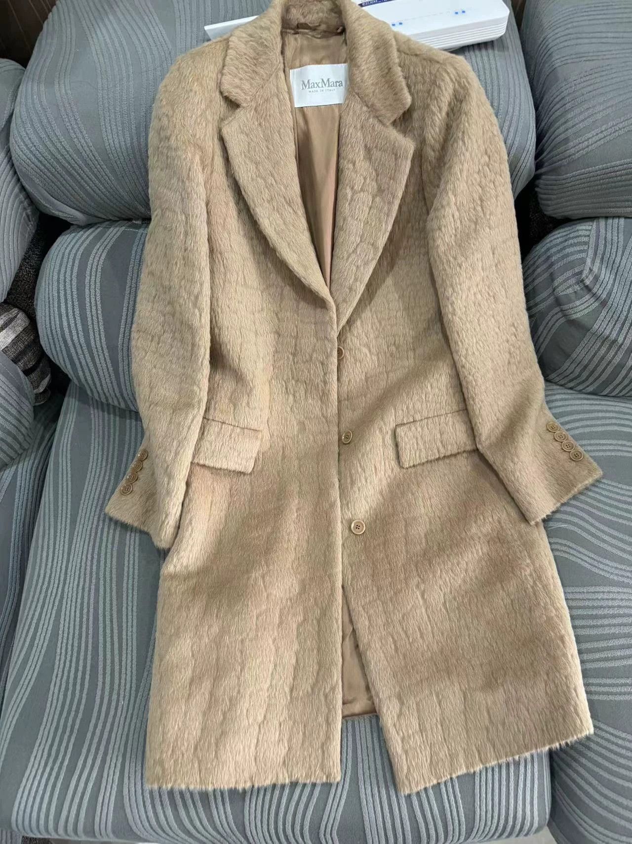 Max Mara Max Mara Authentic Alpaca Wool Overcoat 38 Size S / US 4 / IT 40 - 1 Thumbnail