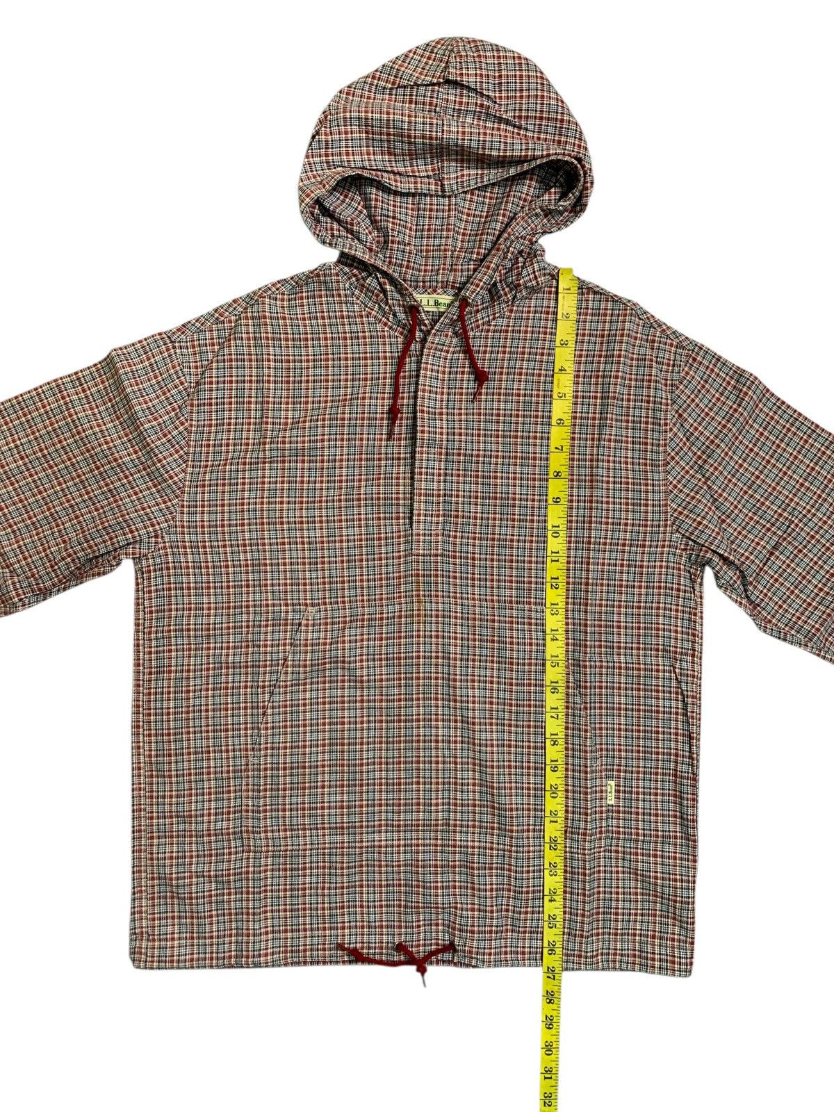 L.L. Bean Rare Design Vintage L.L.Bean Plaid Anorak Jacket Size M / US 6-8 / IT 42-44 - 9 Thumbnail