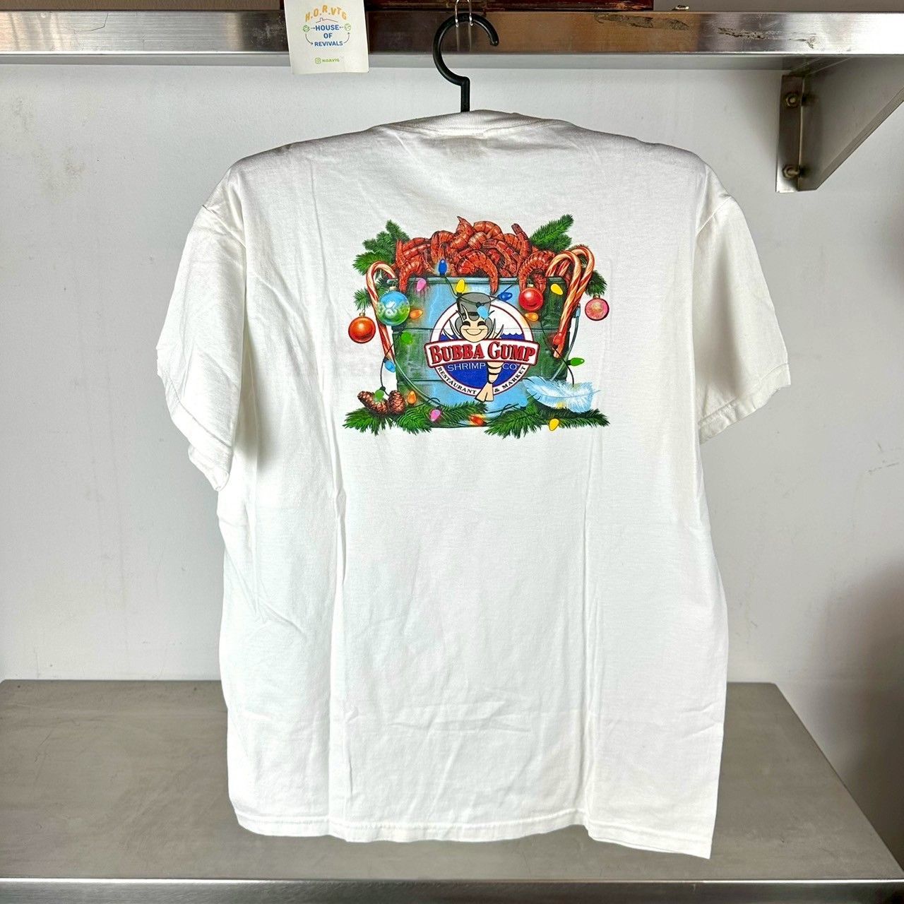 Vintage Vintage Bubba Gump Shrimp Season's Greetings Promo T-shirt Size US L / EU 52-54 / 3 - 2 Thumbnail