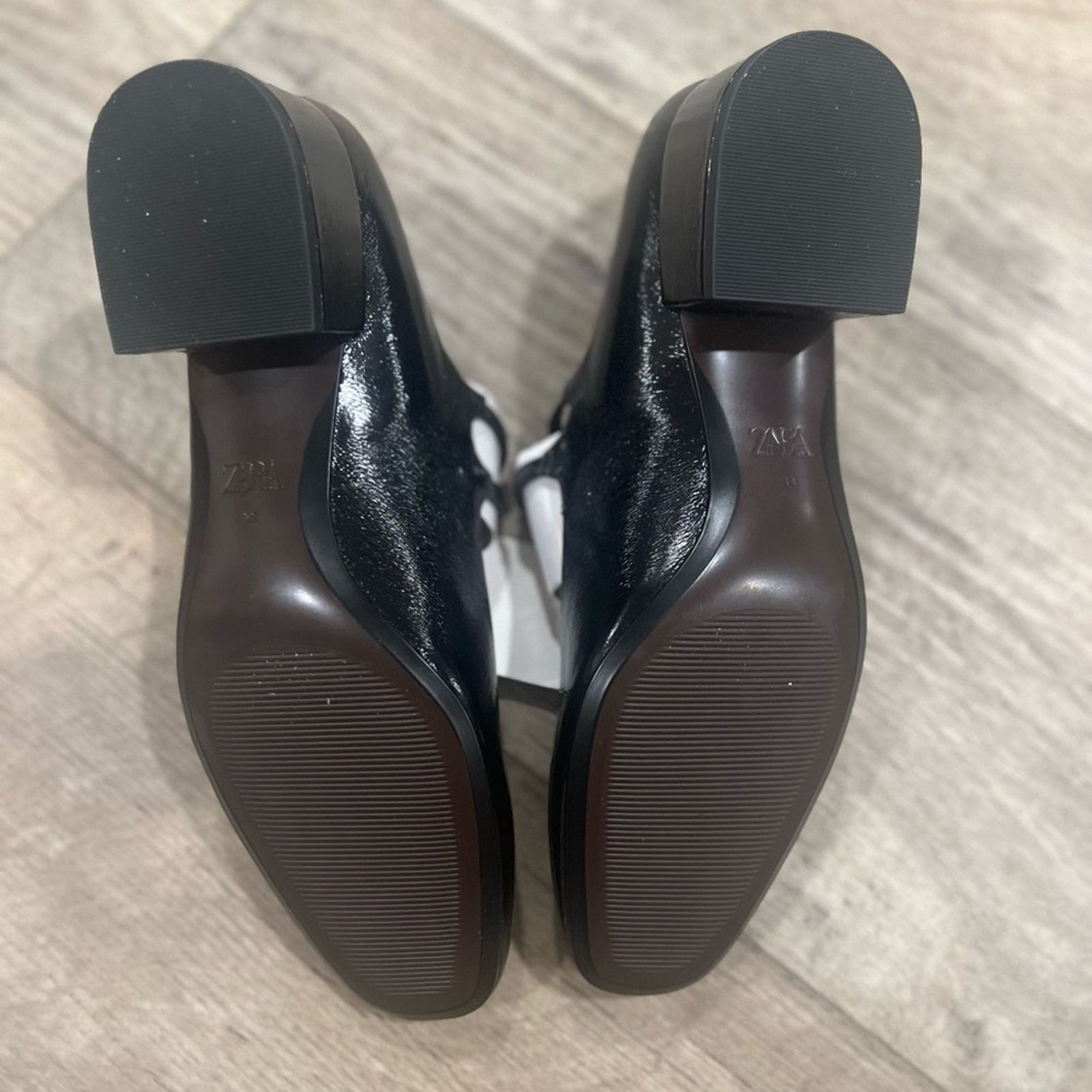 Zara ZARA Faux Patent Leather Heels Size US 9 / IT 39 - 12 Thumbnail