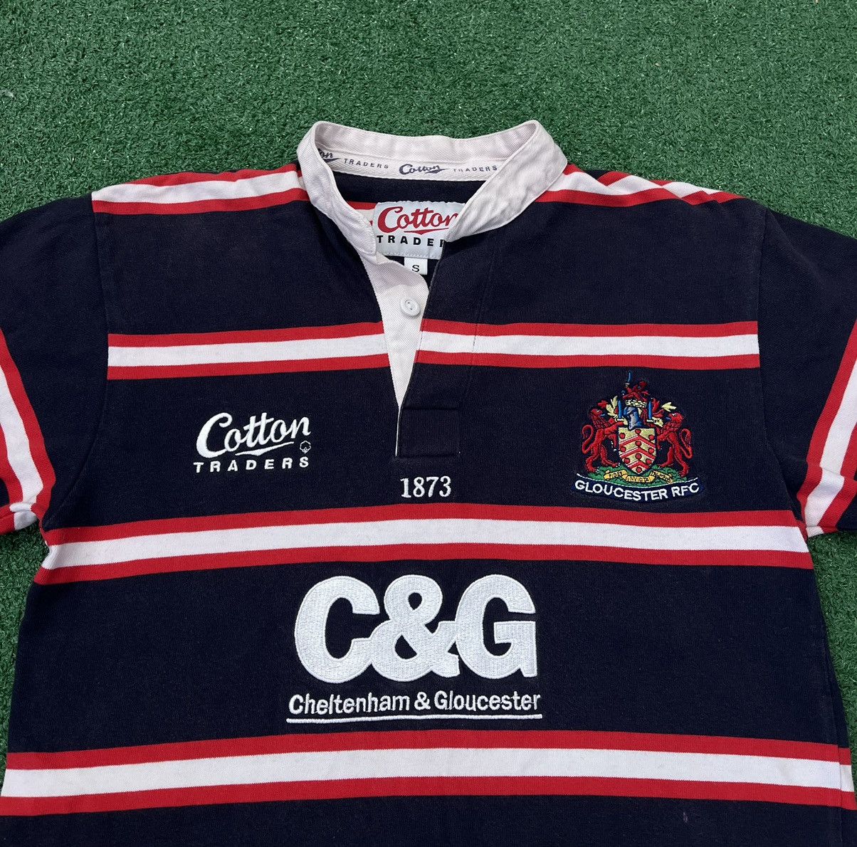 Cotton Traders × Vintage Cotton Traders Gloucester Rugby Jersey Vintage Size US S / EU 44-46 / 1 - 3 Thumbnail