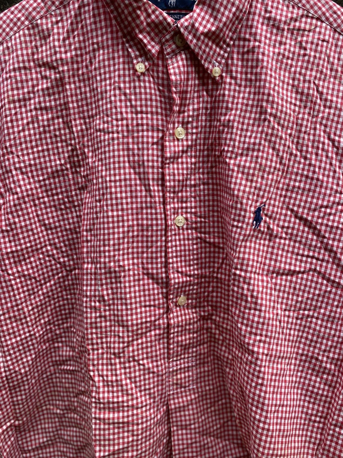 Polo Ralph Lauren Vintage Polo Ralph Lauren Gingham Pullover Shirt Size US L / EU 52-54 / 3 - 7 Thumbnail