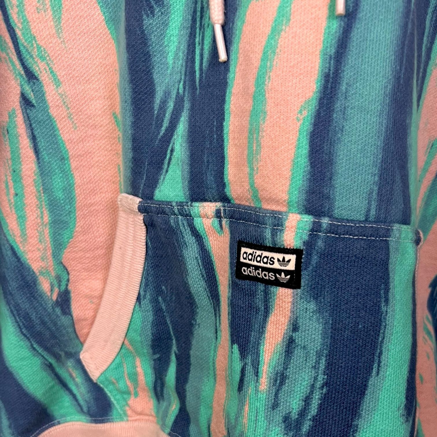 Adidas Adidas Originals FBLA RYV Marbled Paint Pastel AOP Hoodie Size US S / EU 44-46 / 1 - 4 Thumbnail