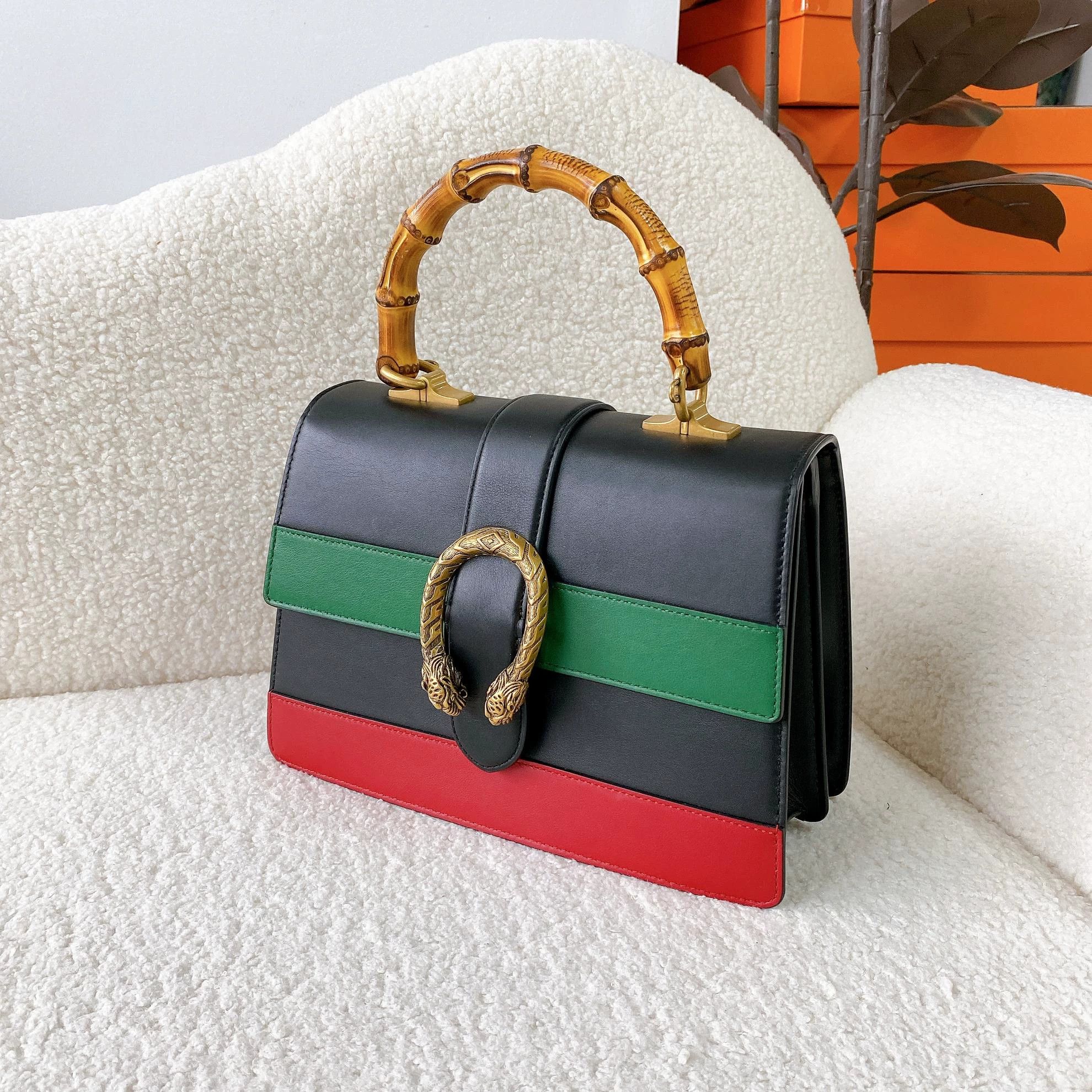 Gucci Gucci Dionysus Bamboo Handbag/Shoulder Bag 2389 Used Size ONE SIZE - 3 Thumbnail