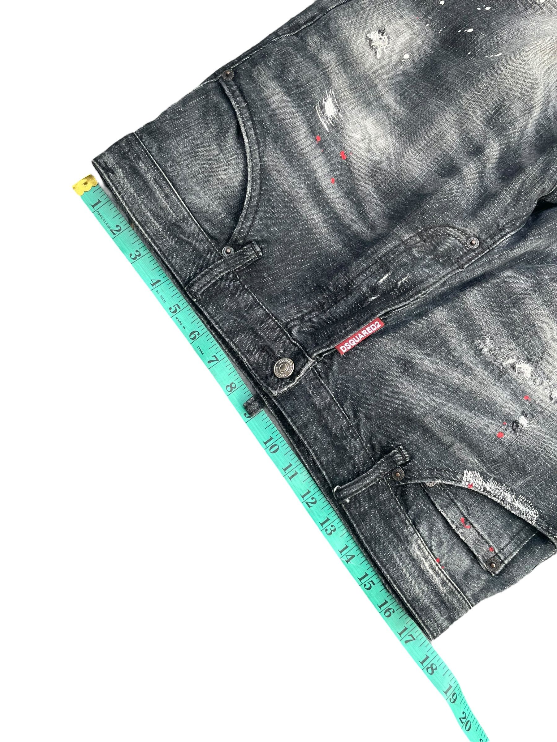 Designer Distresed Custom Dsquared2 Denim Size US 35 - 18 Thumbnail