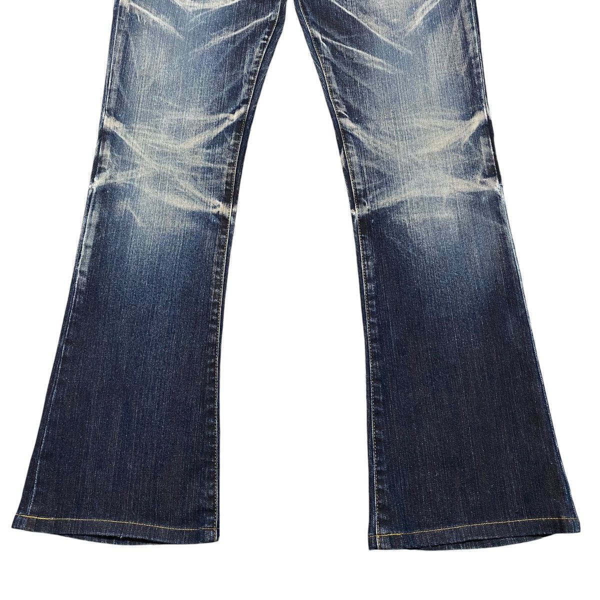 Tornado Mart Vintage Tornado Mart Denim Flare Jeans Whisker Size US 31 - 9 Thumbnail
