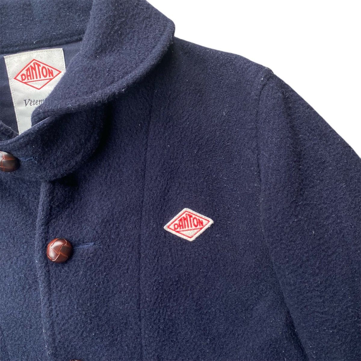 Danton Danton Wool Fleece Cashmere Shawl Collar Jacket Size US M / EU 48-50 / 2 - 9 Thumbnail