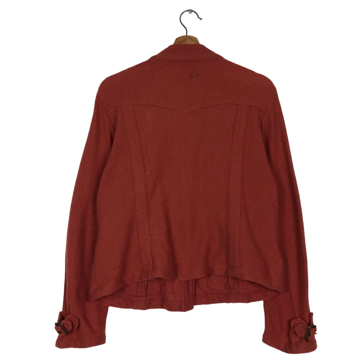 Issey Miyake 🔥Cropped Biker Jacket Big Pocket Bondage Japan Made Size US S / EU 44-46 / 1 - 8 Thumbnail
