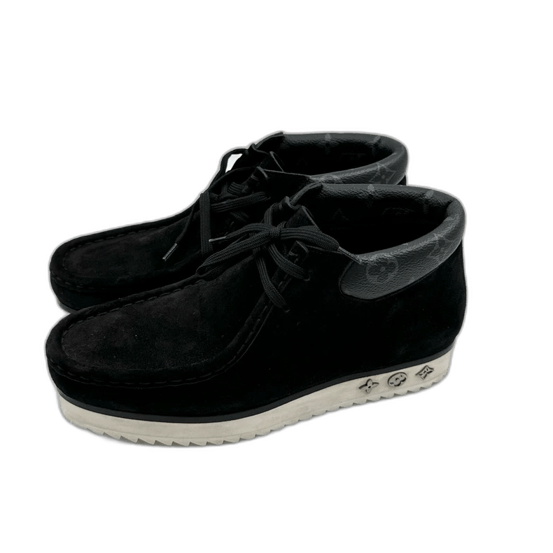 Louis Vuitton Louis Vuitton Black Suede Casual Shoes Size US 8 / EU 41 - 1 Thumbnail