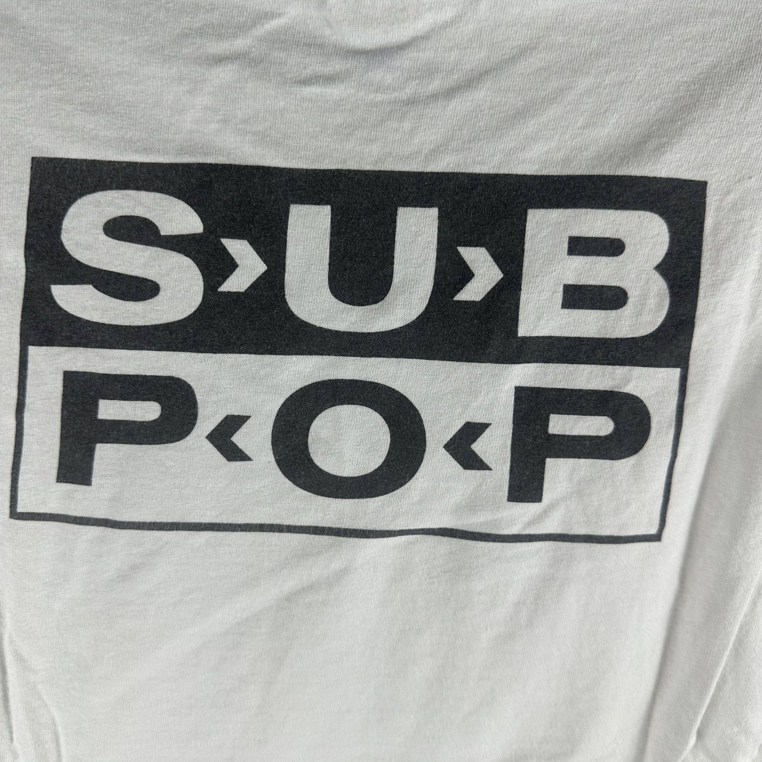 Vintage ​Vintage 2000s Sub Pop No Comment Record Label T-shirt Size US M / EU 48-50 / 2 - 4 Thumbnail