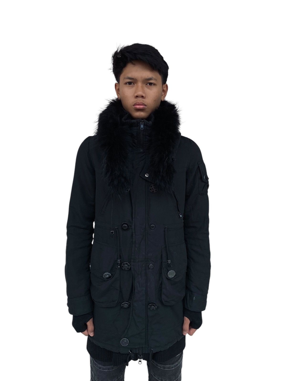 14th Addiction 2000s SLY Japan Limited - Raccoon Fur Jacket Size US M / EU 48-50 / 2 - 2 Thumbnail