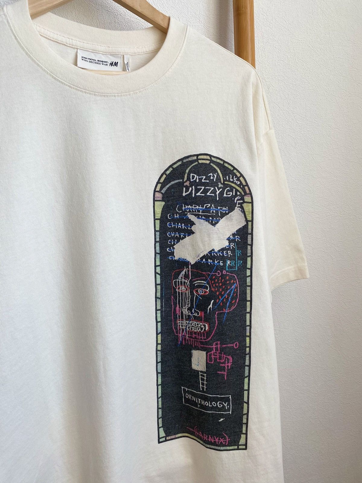 H&M × Jean-Michel Basquiat × Who Decides War WHO DECIDES WAR x BASQUIAT x H&M RELAXED FIT COTTON T-SHIRT Size US L / EU 52-54 / 3 - 10 Thumbnail