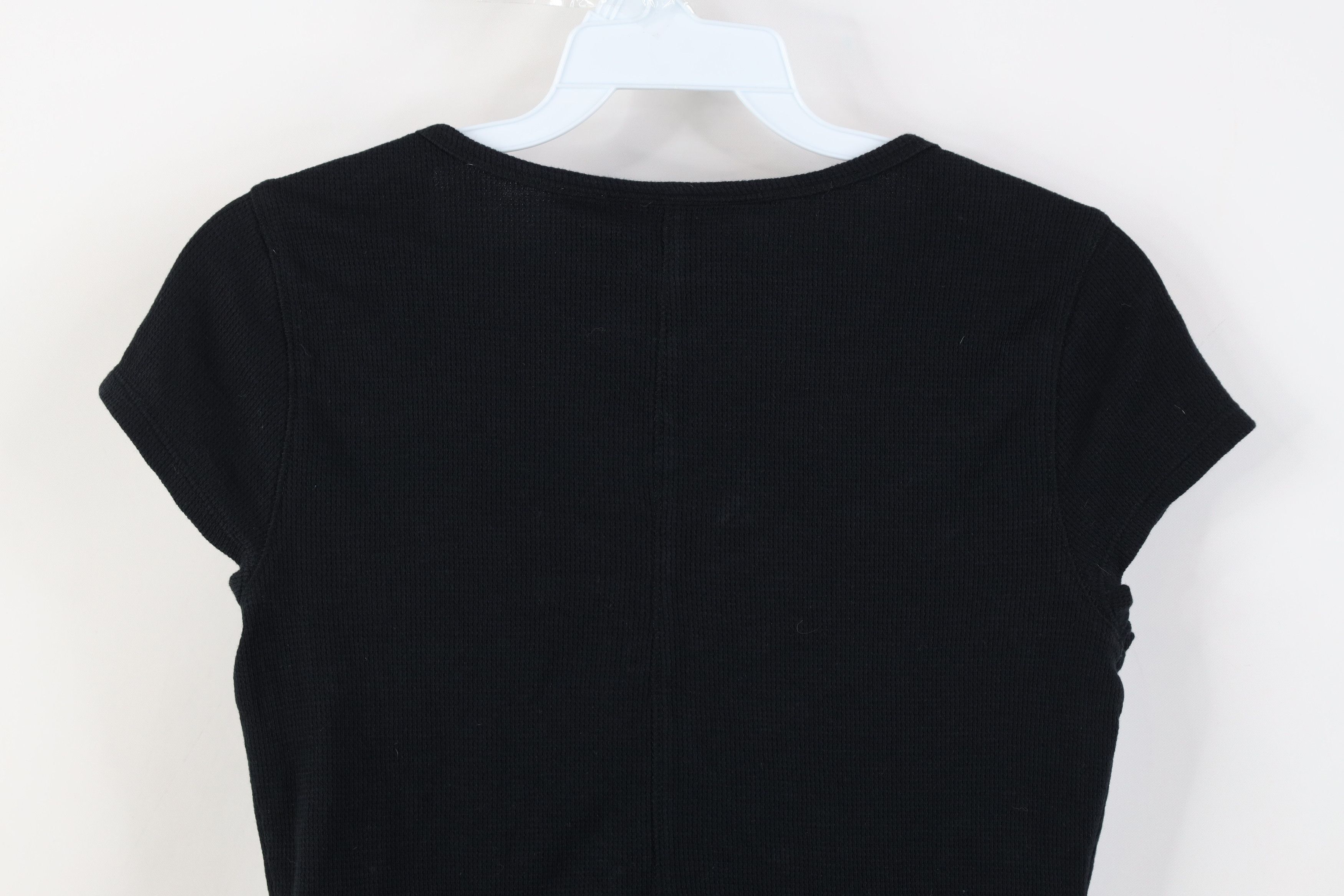 Harley Davidson Vintage Y2K Harley Davidson Waffle Knit Henley T-Shirt Size XS / US 0-2 / IT 36-38 - 12 Thumbnail
